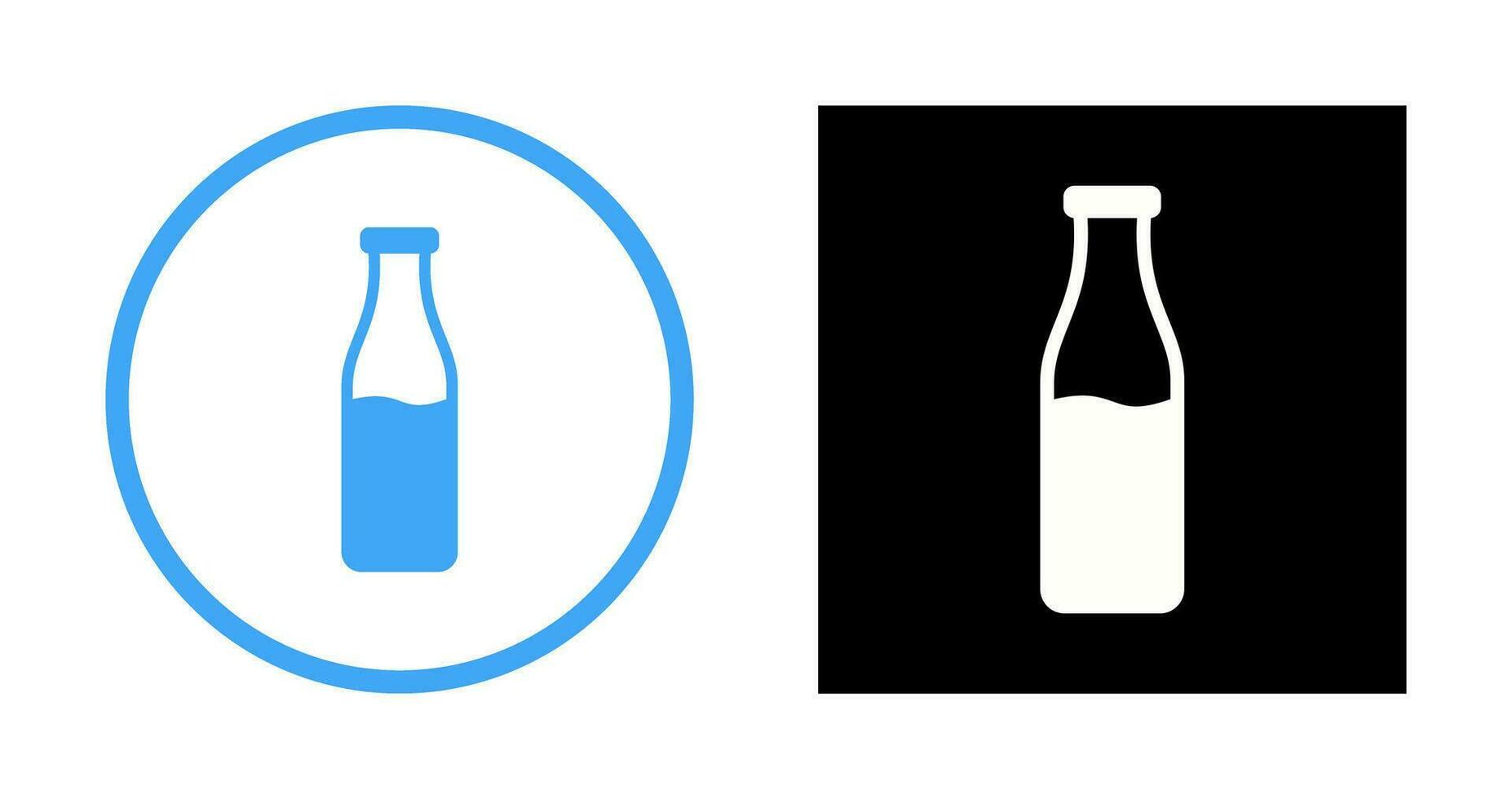 Milk Bottle Vector Icon