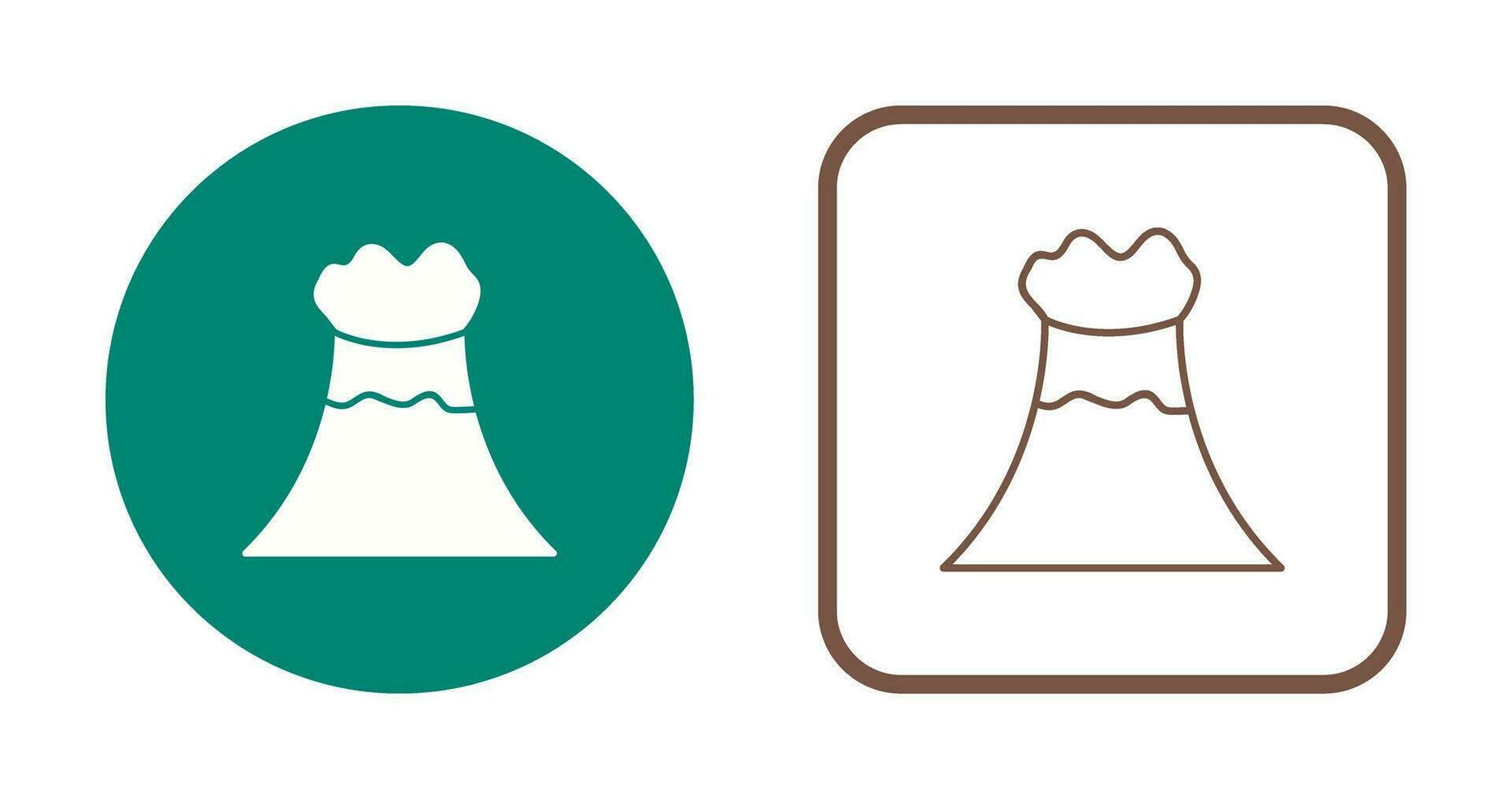 Volcano Vector Icon