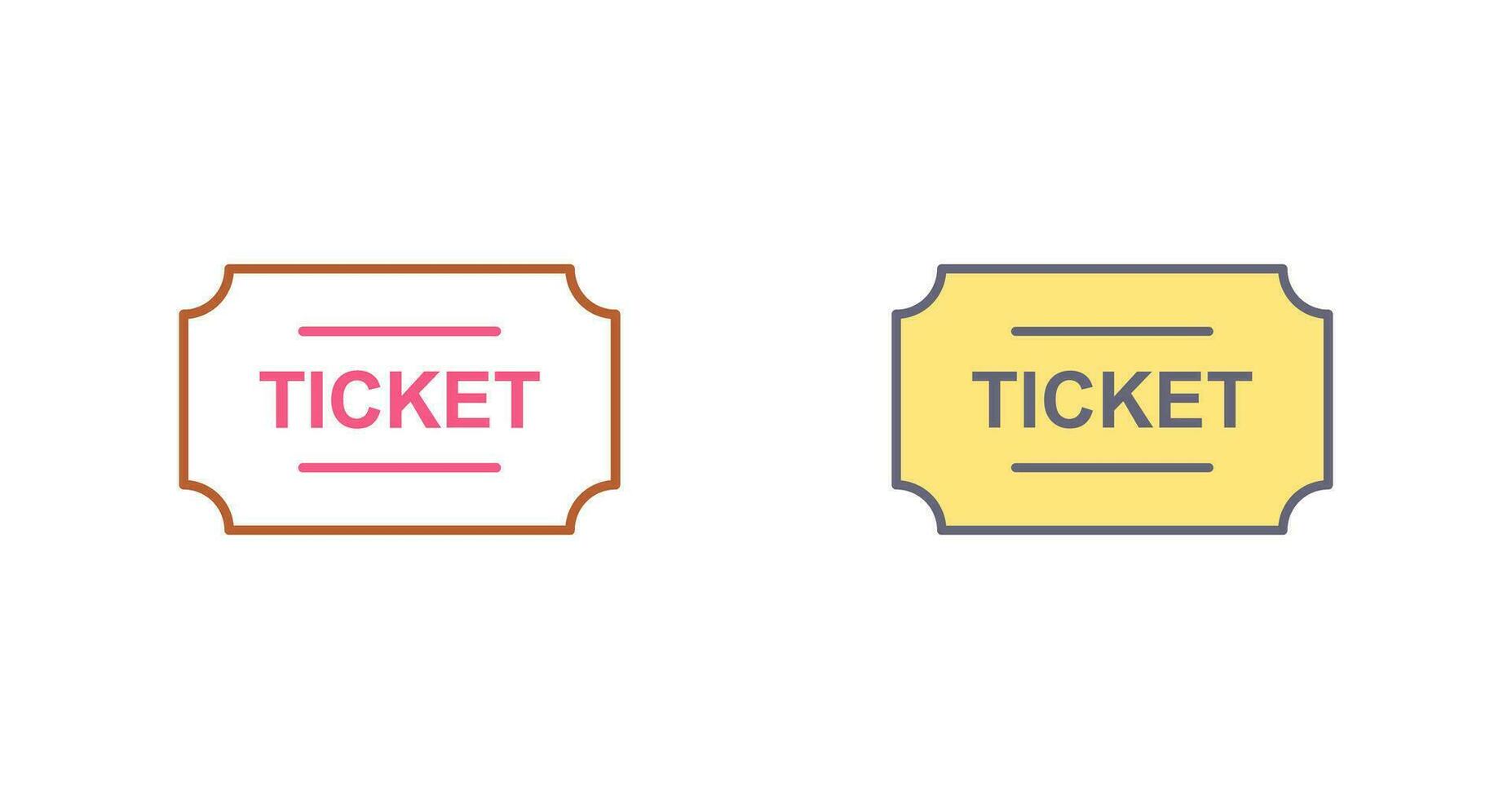 Tickets Vector Icon