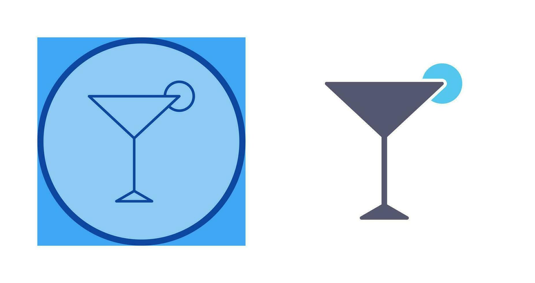 Unique Cosmopolitan Vector Icon