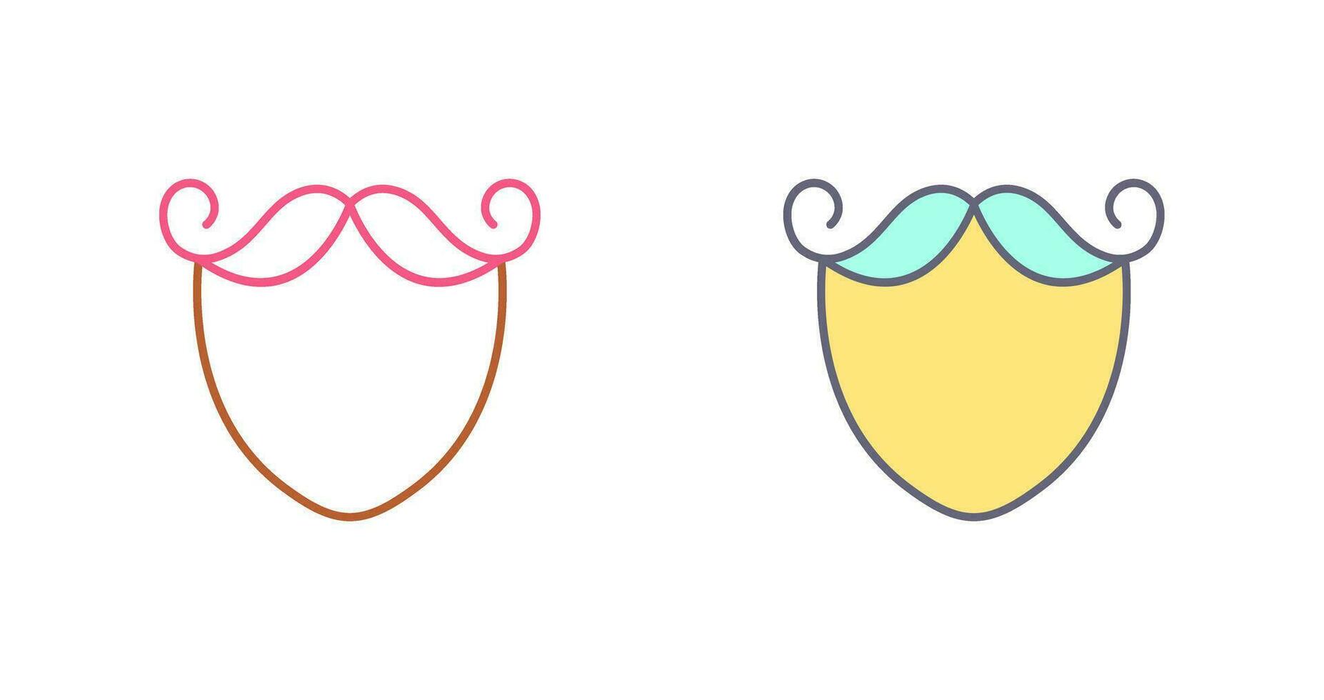 Beard and Moustache Vector Icon