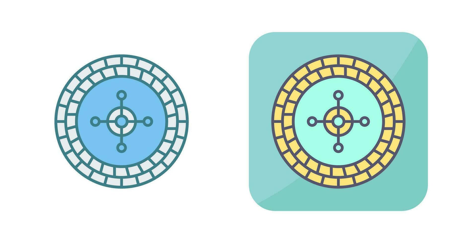 icono de vector de ruleta