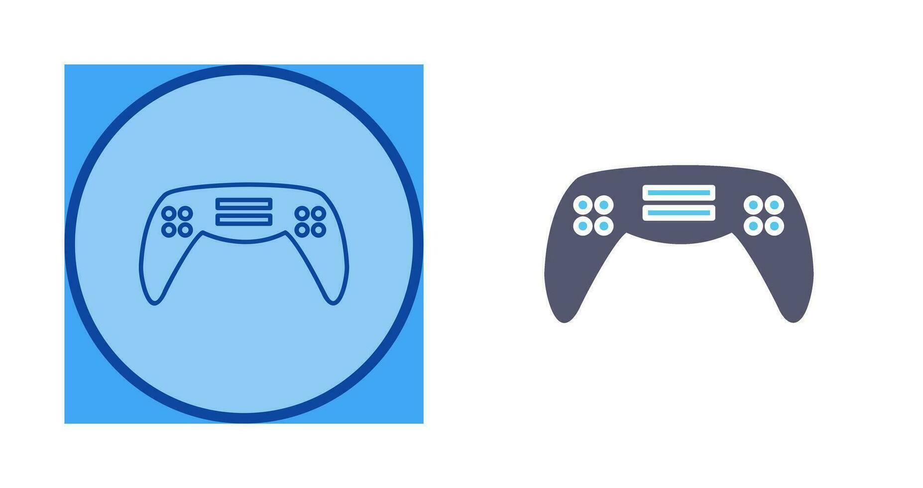 icono de vector de consola de juegos único