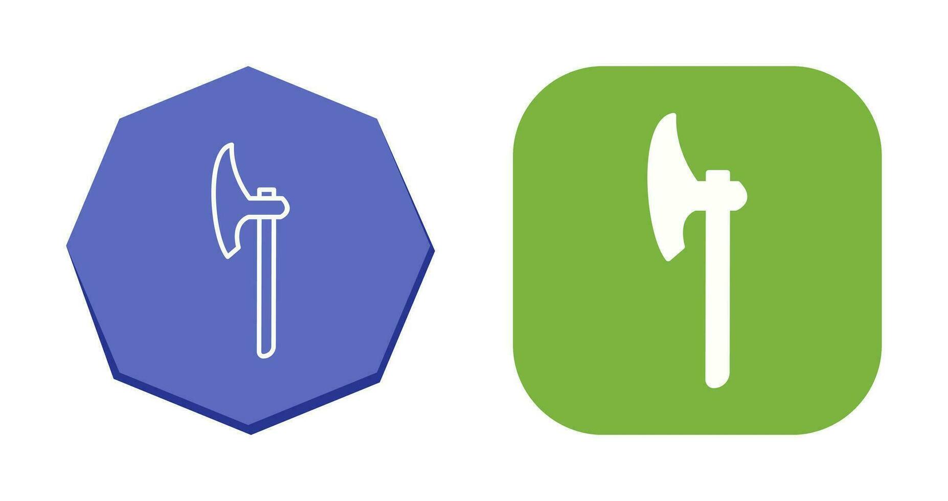 Unique Axe Vector Icon