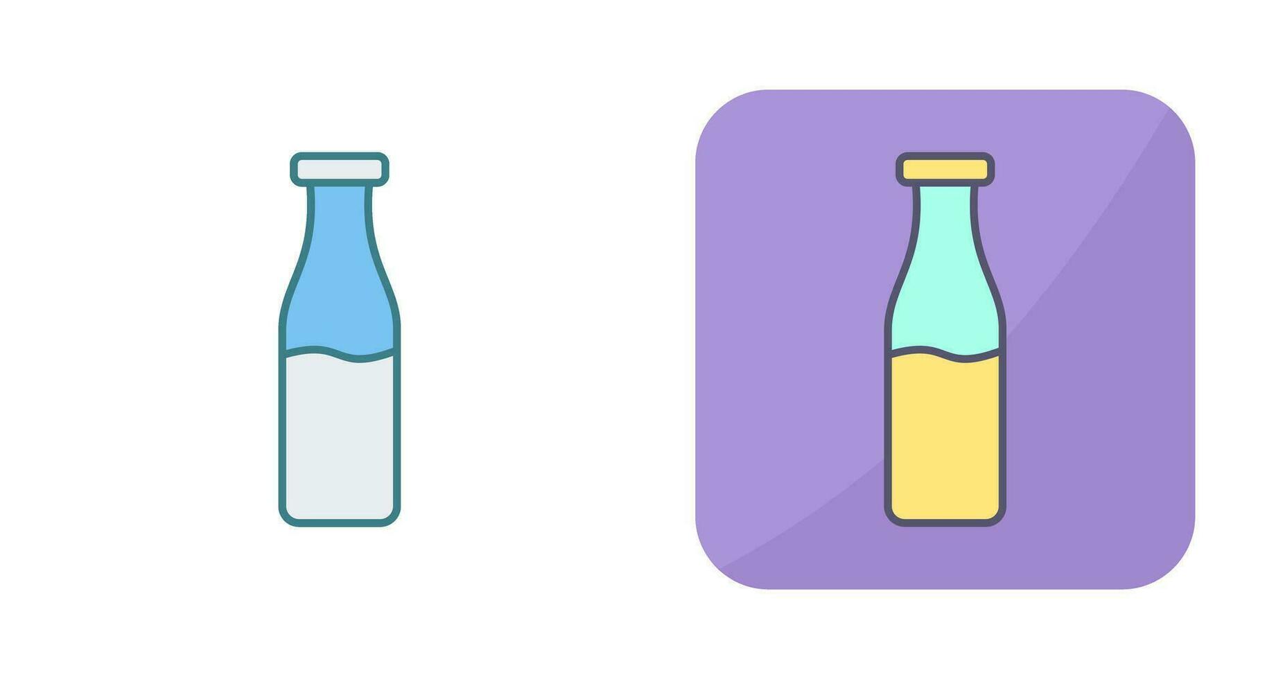 Milk Bottle Vector Icon