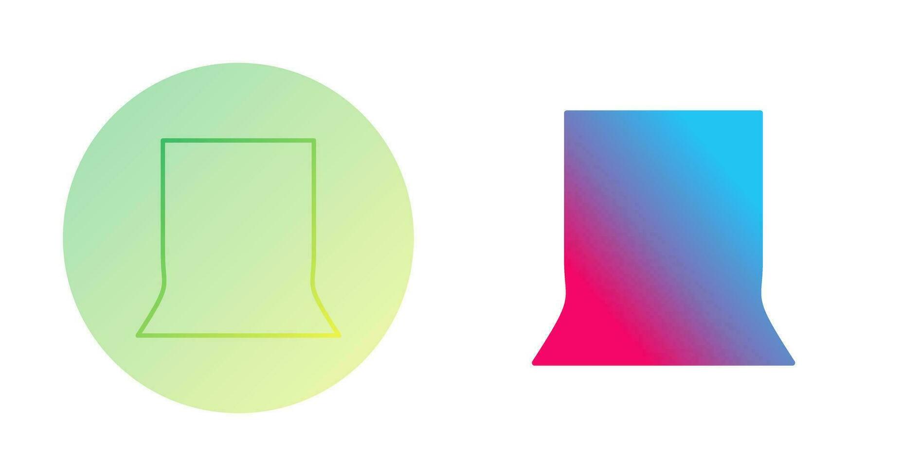 Unique Back Stand Vector Icon