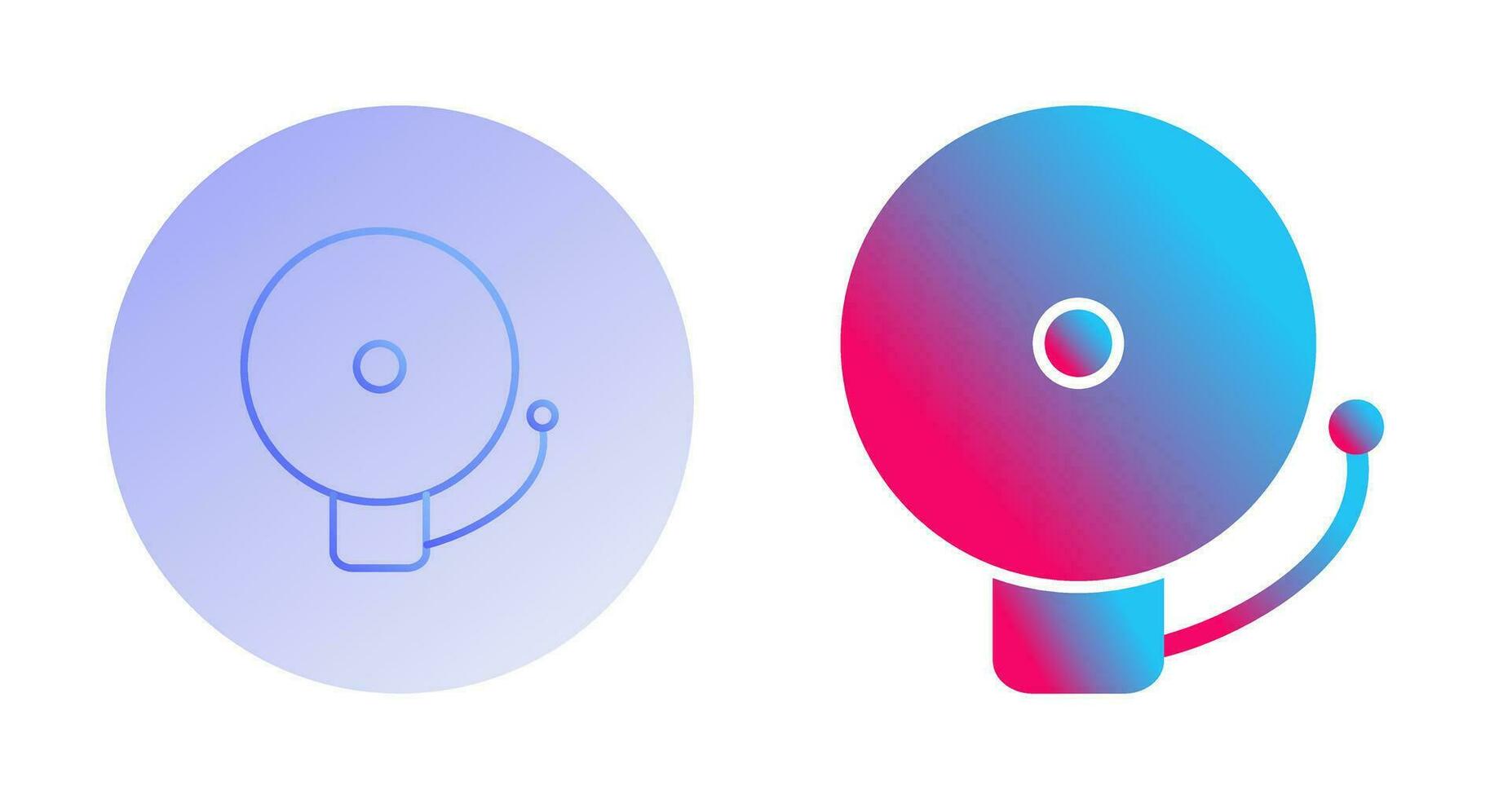 Unique Alarm Vector Icon