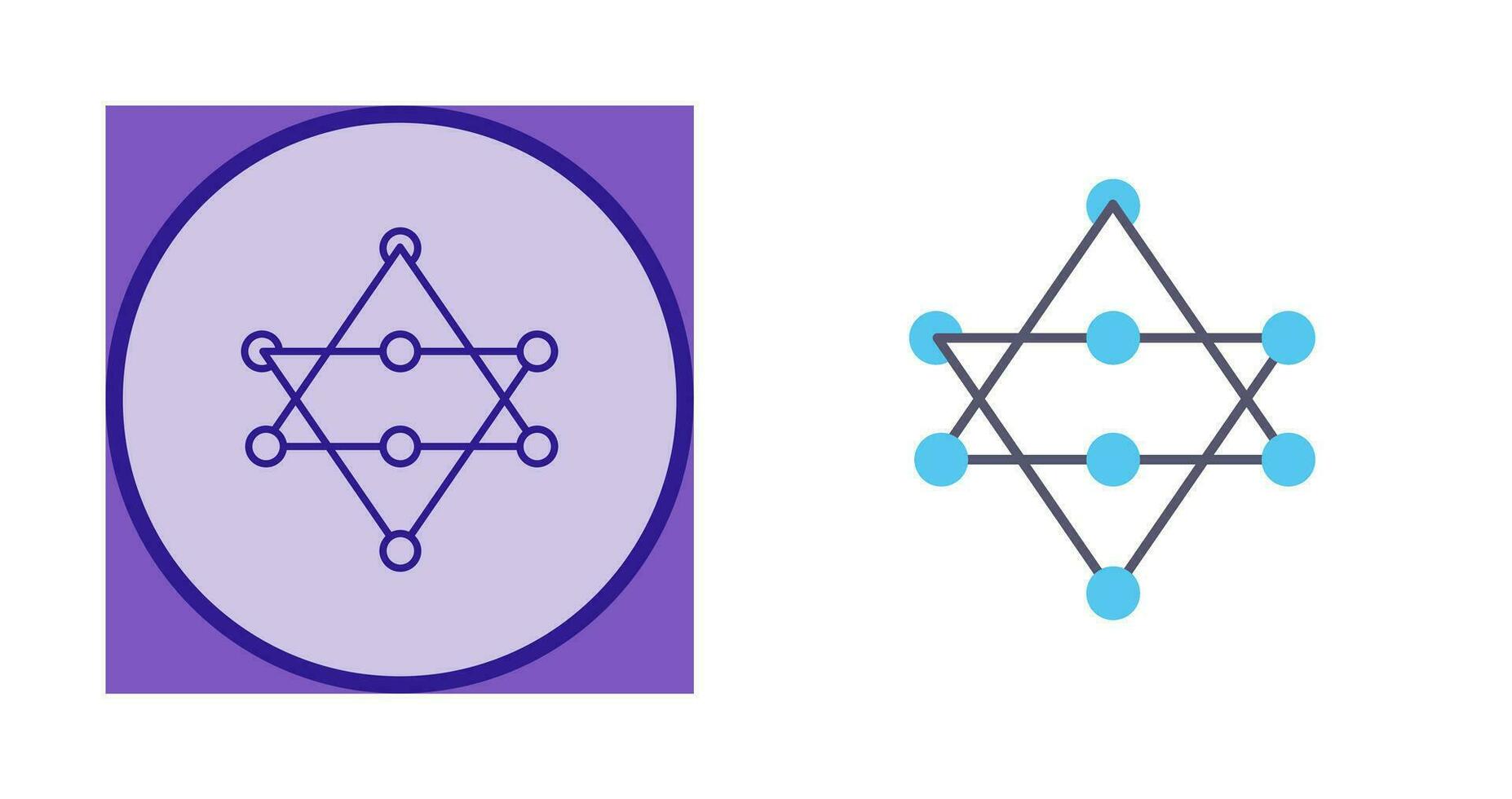 Unique Networks Vector Icon
