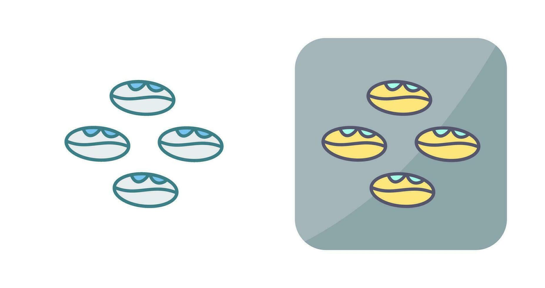 Coffee Beans Vector Icon