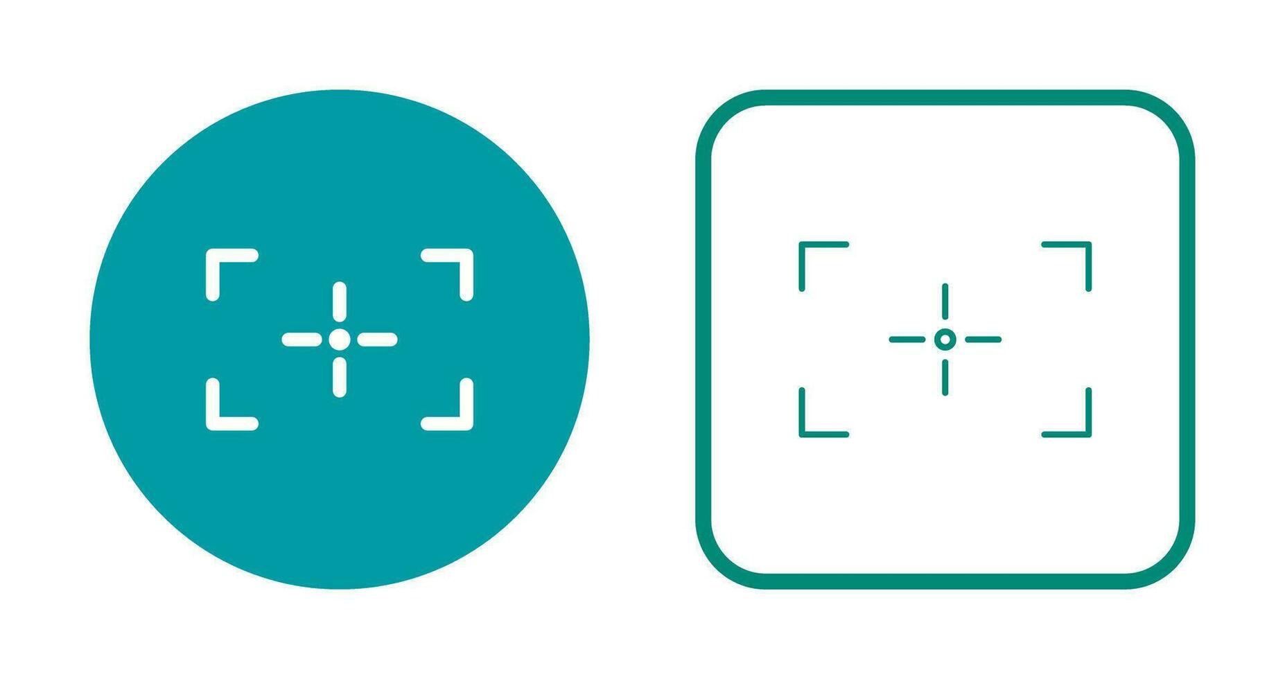 Unique Focus Vector Icon