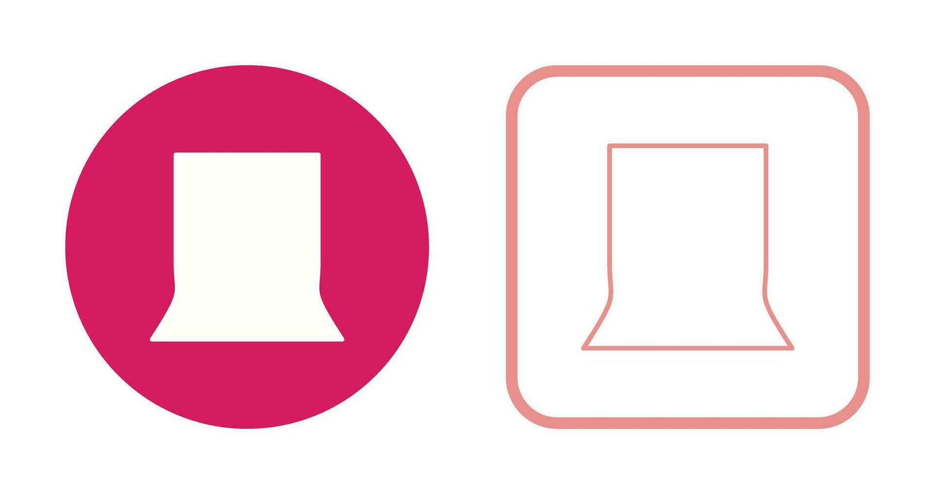 Unique Back Stand Vector Icon
