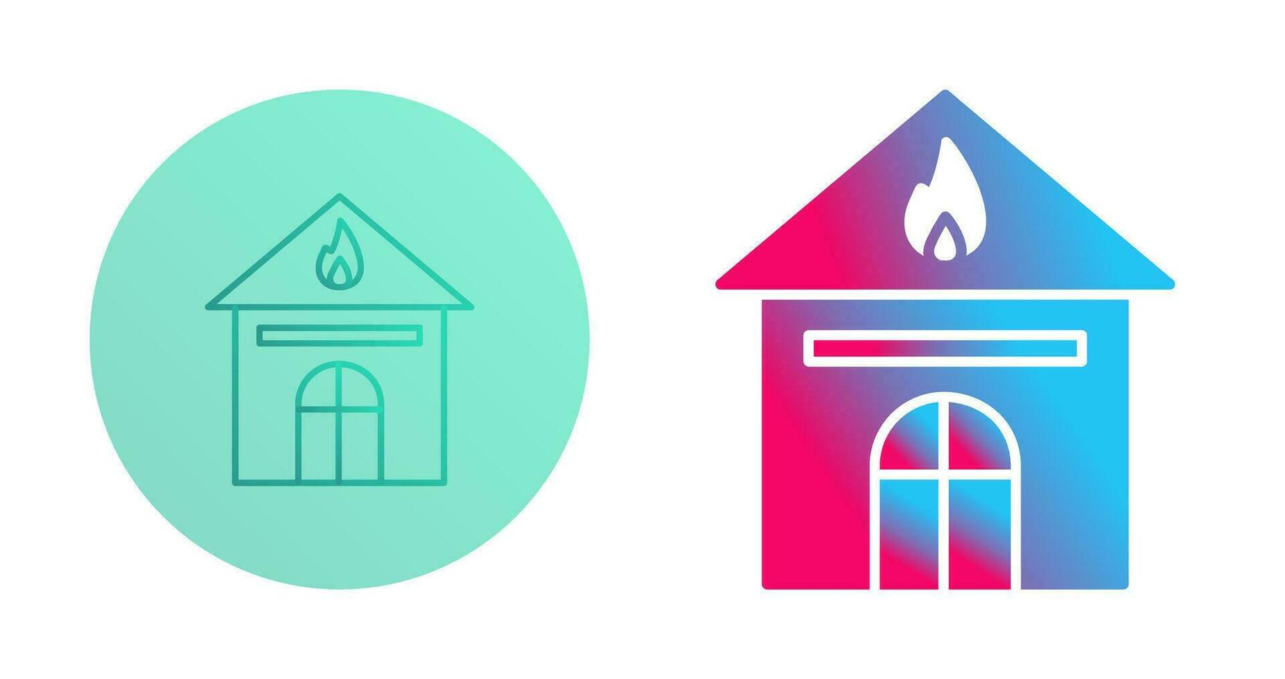 Unique Fire Brigade Vector Icon