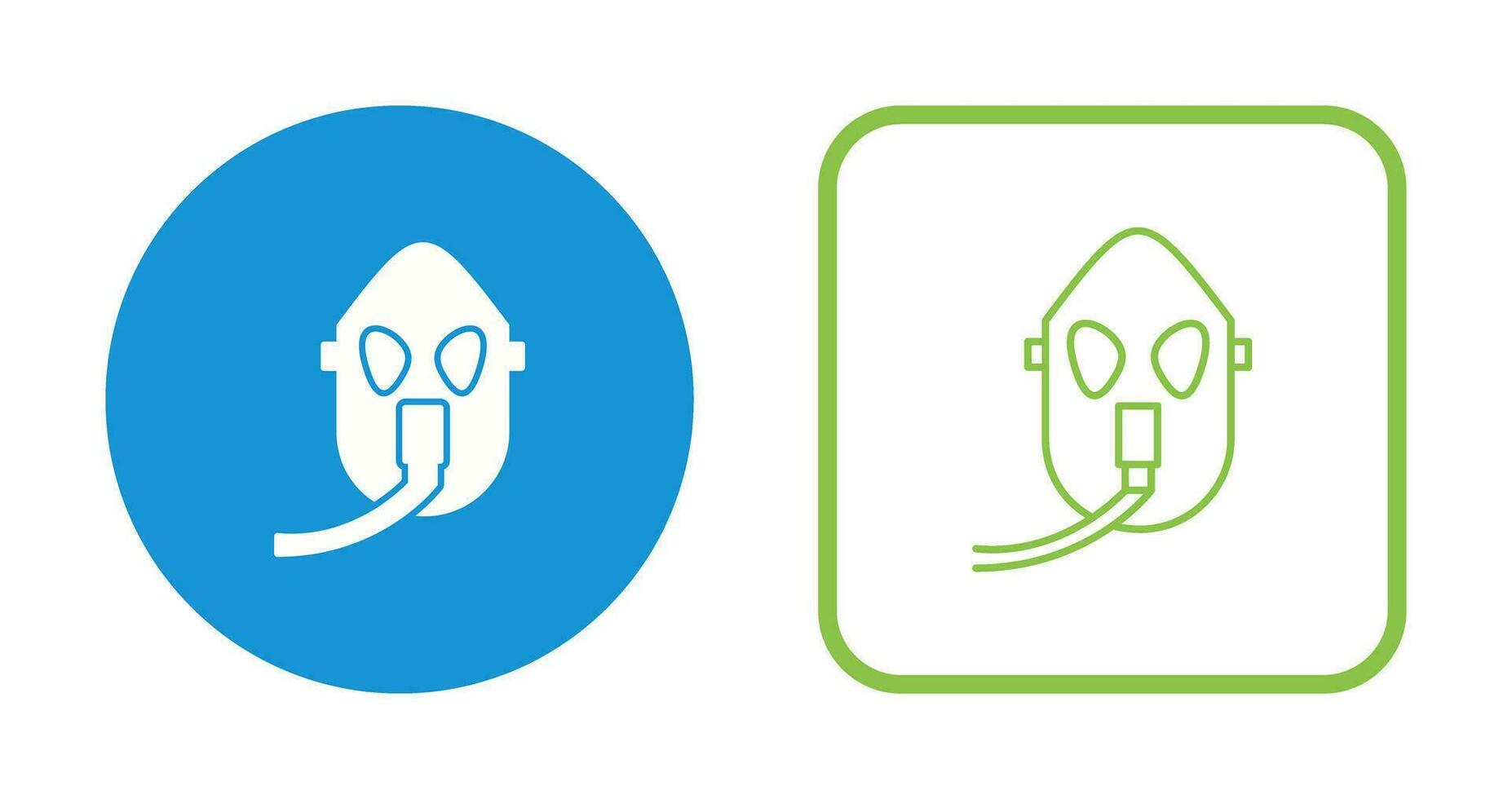 Unique Oxygen Mask Vector Icon