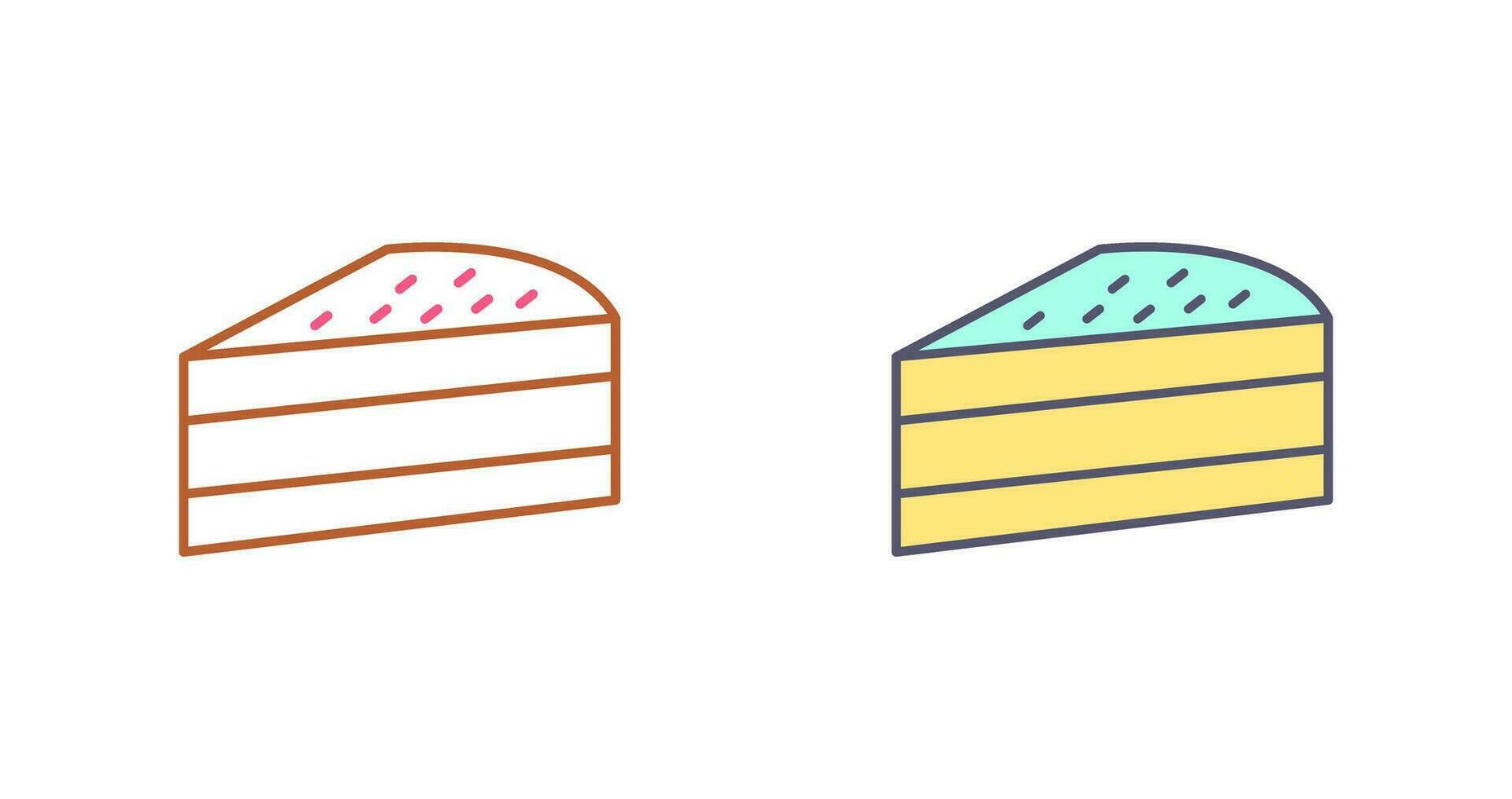 Cake Slice Vector Icon