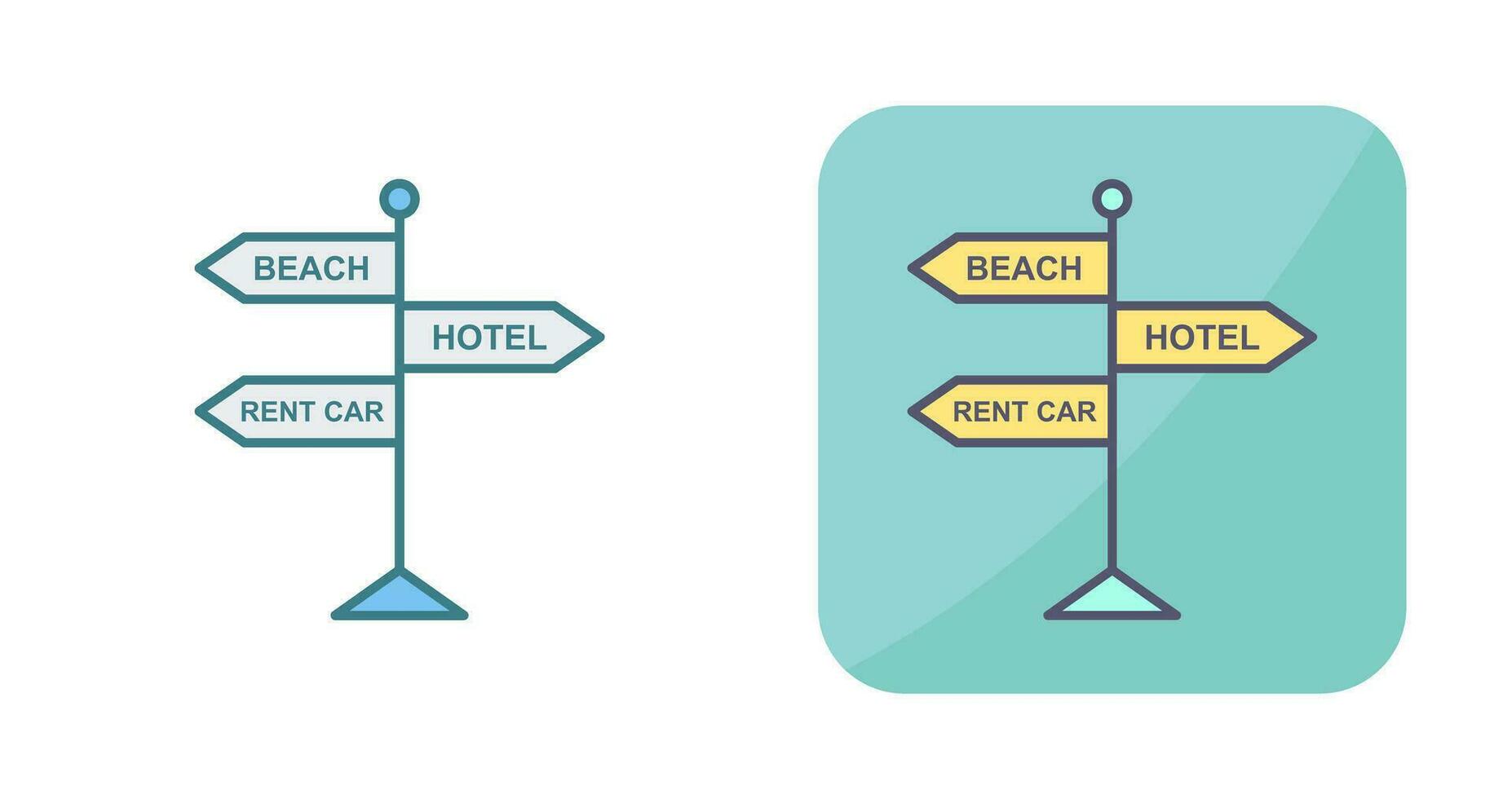 Signboard Vector Icon