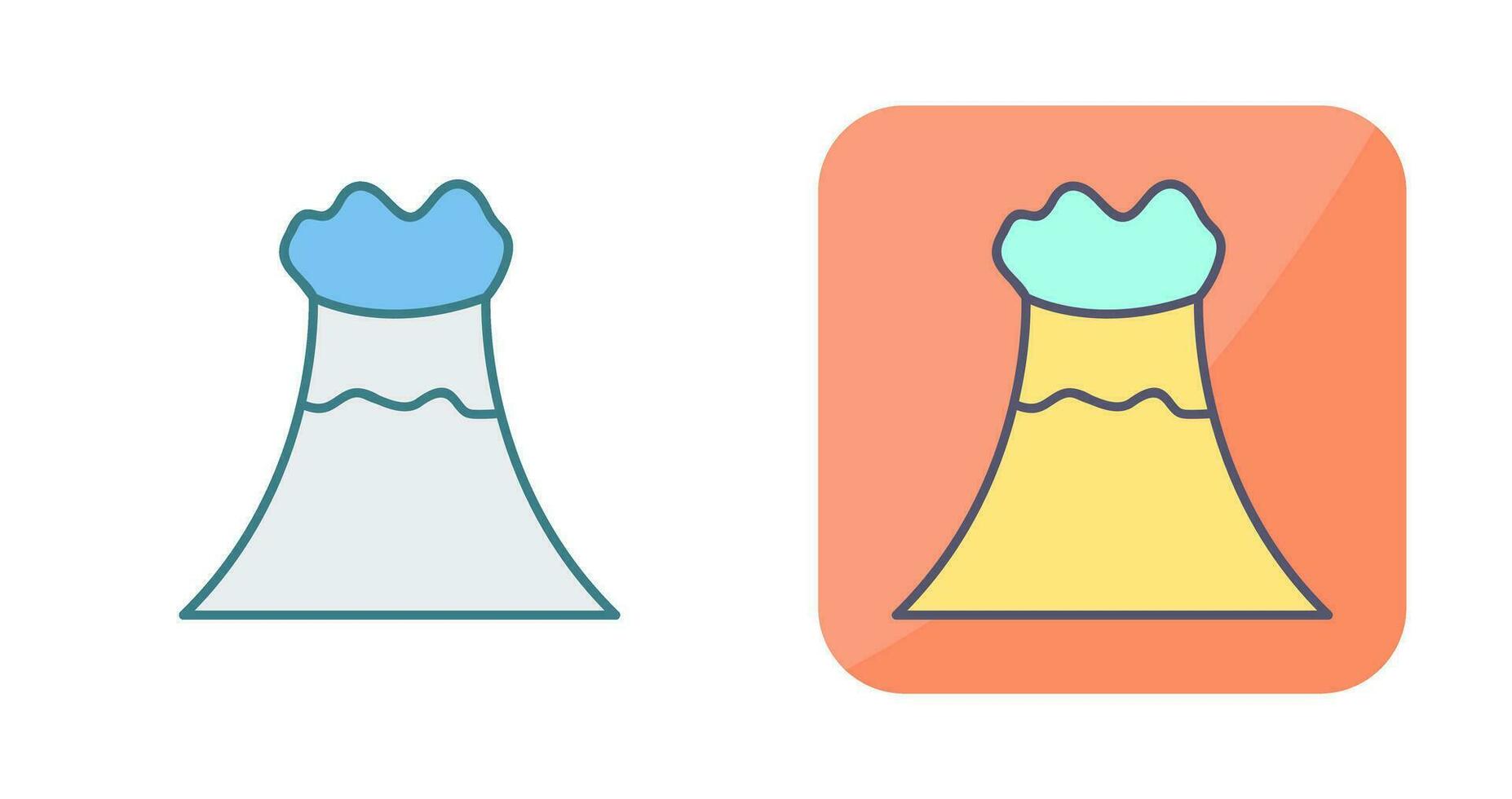 Volcano Vector Icon