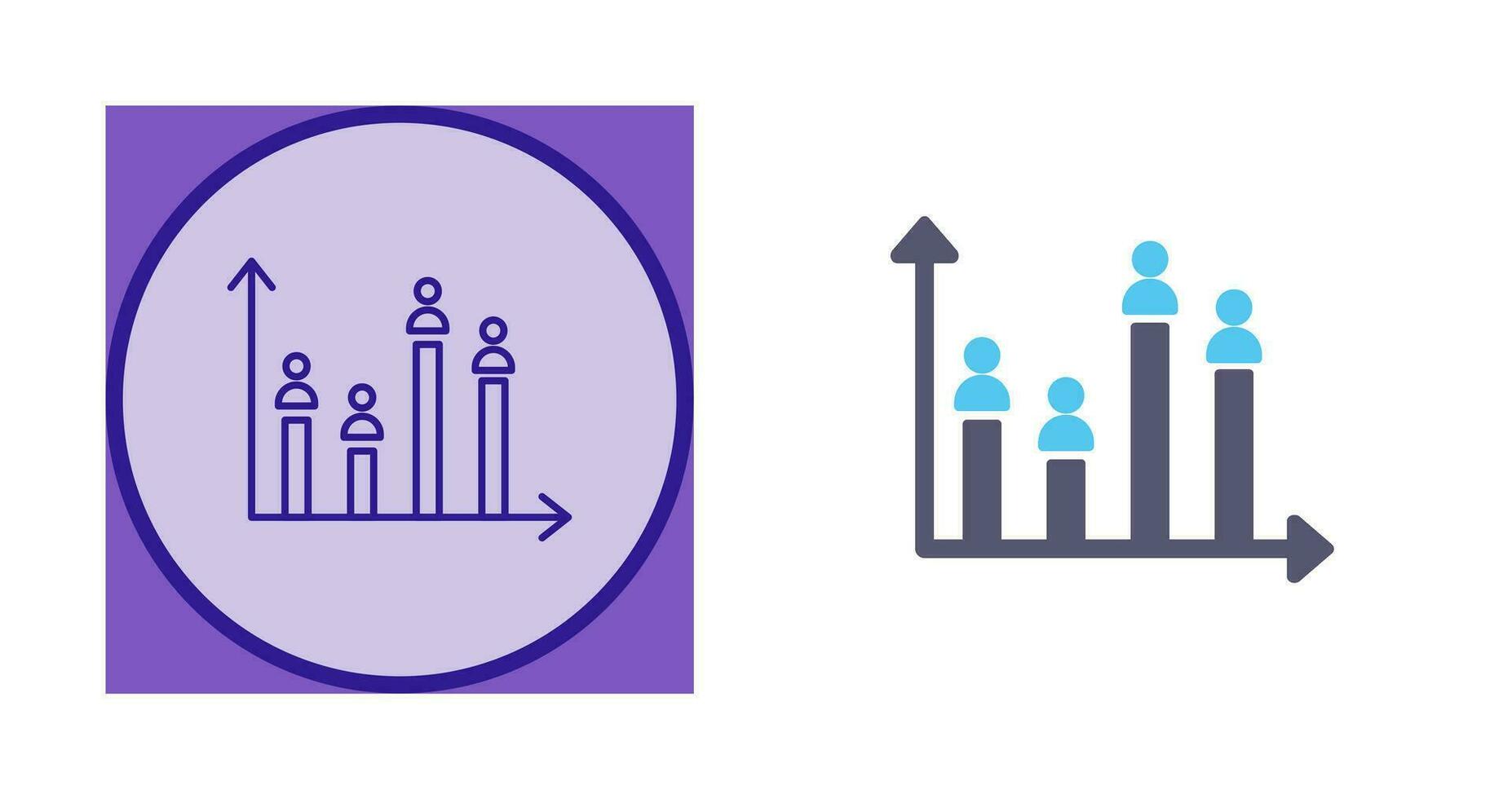 Candidate Graph Vector Icon