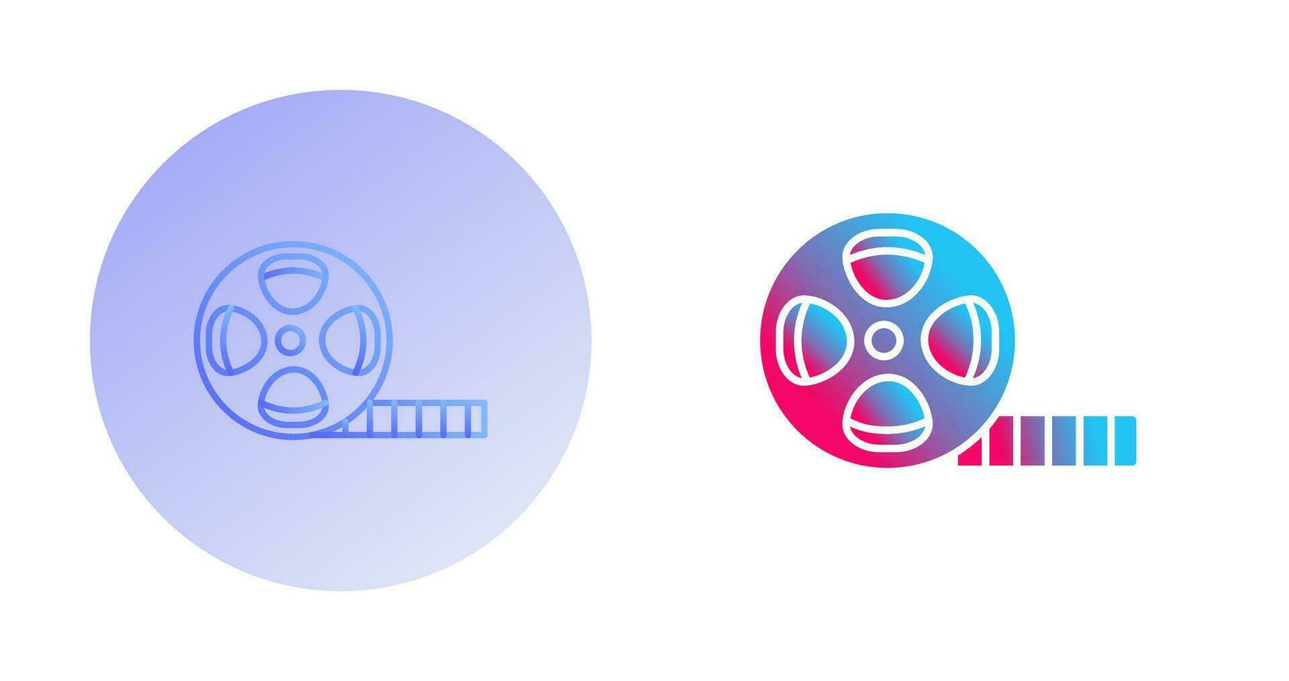 Film Reel Vector Icon