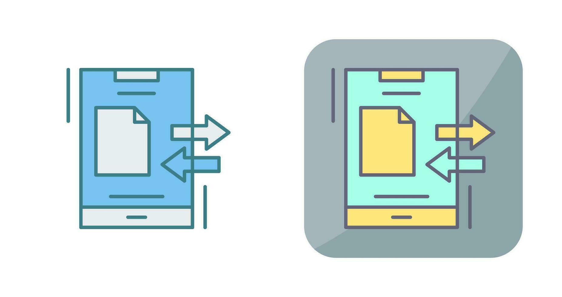 Data Transfer Vector Icon