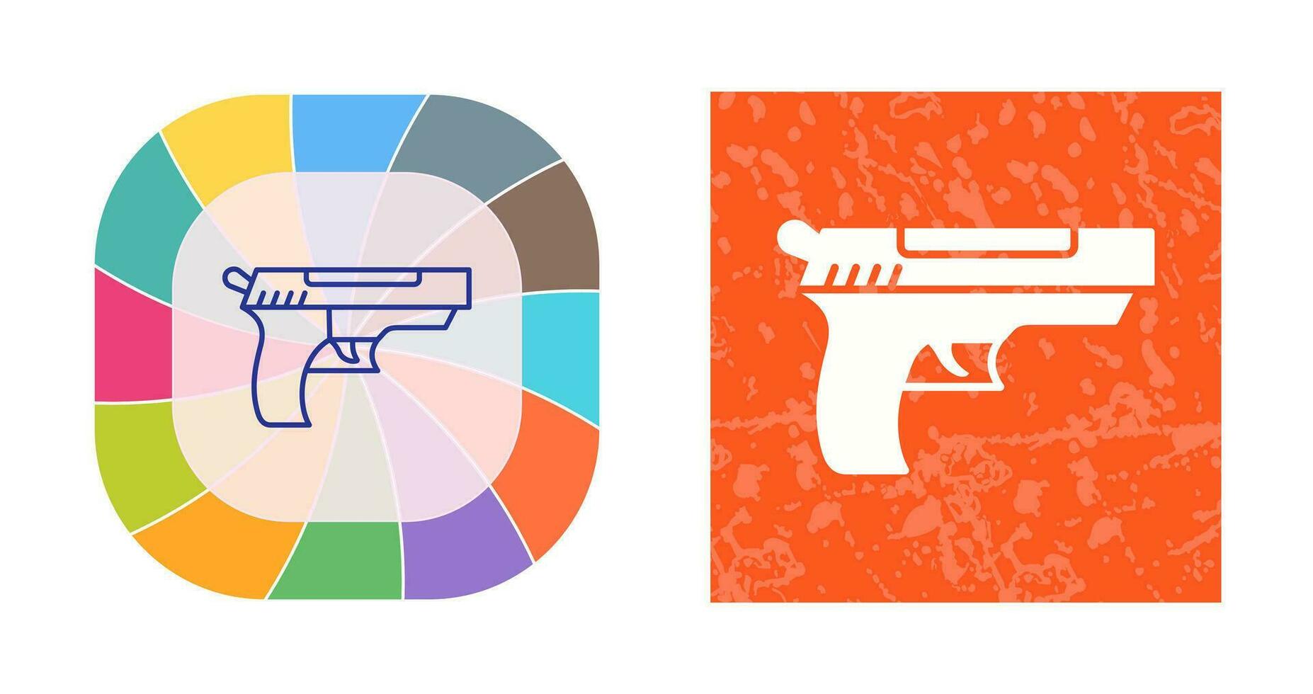 icono de vector de pistola