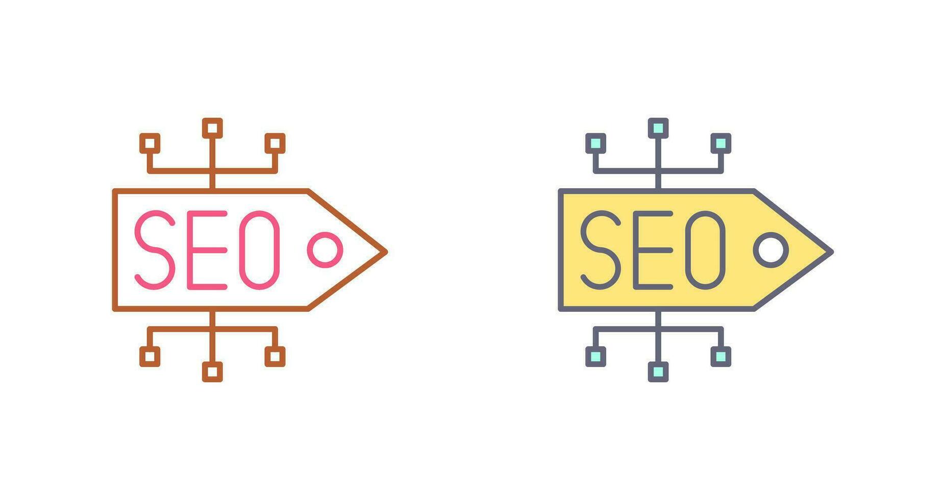 SEO Tag Vector Icon