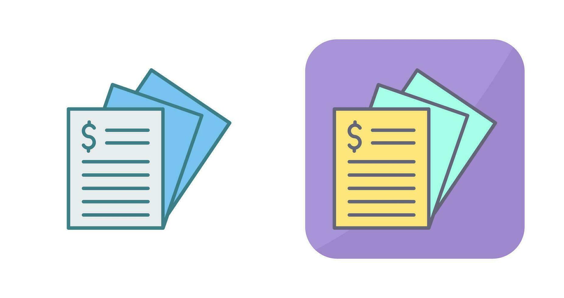 Invoice Vector Icon