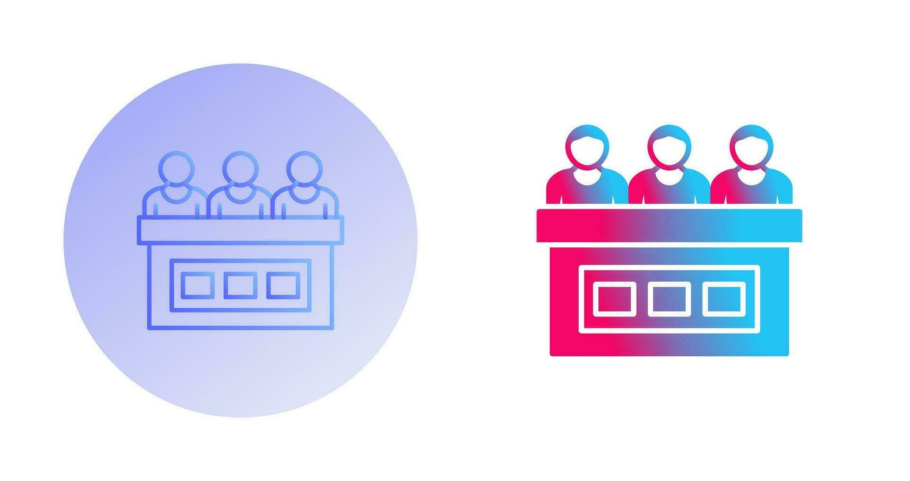 Jury Vector Icon