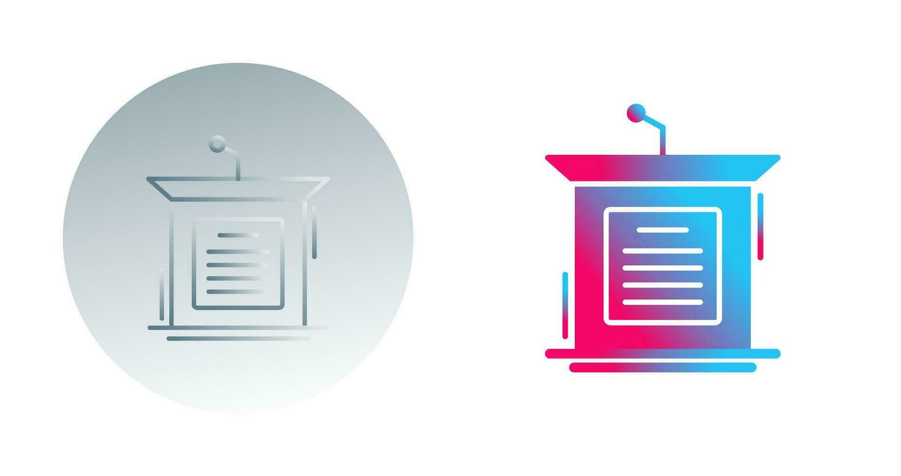 Podium Vector Icon