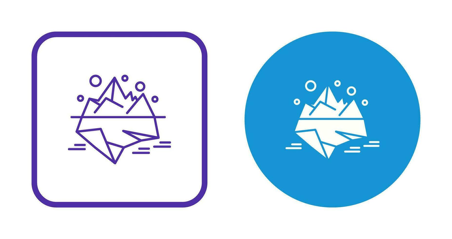 Iceberg Vector Icon