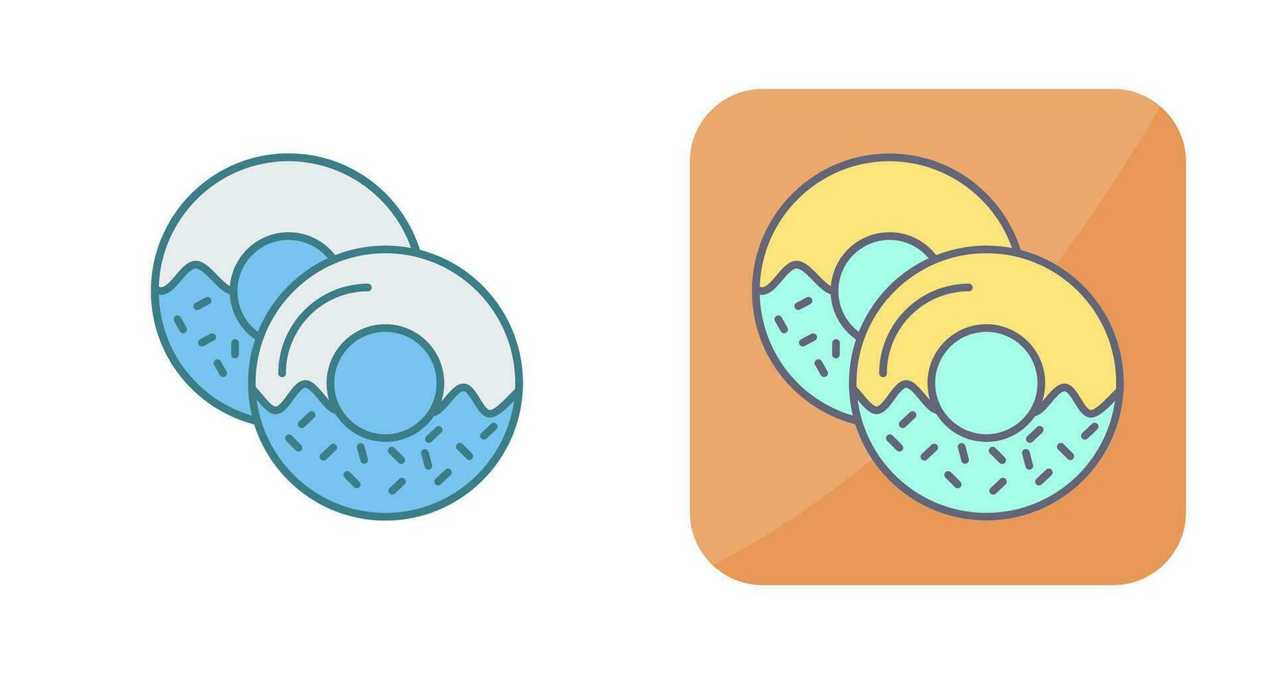 icono de vector de donut