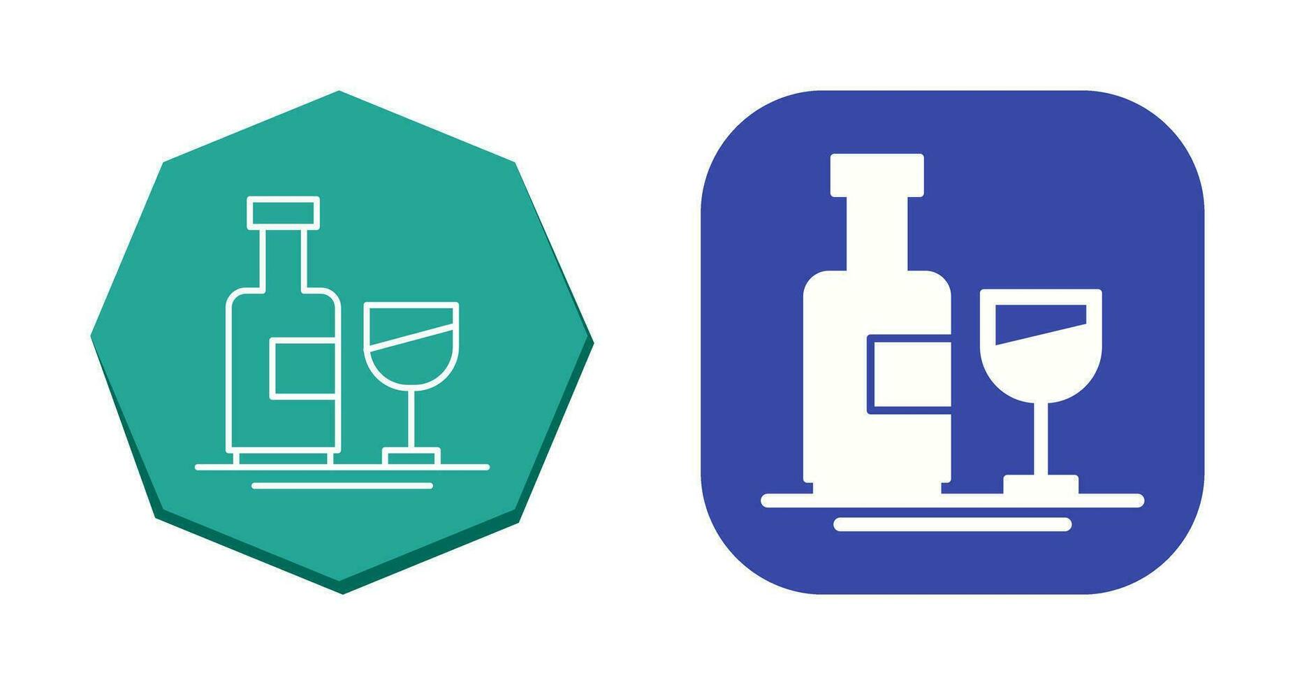 Wine Bottle Vector Icon