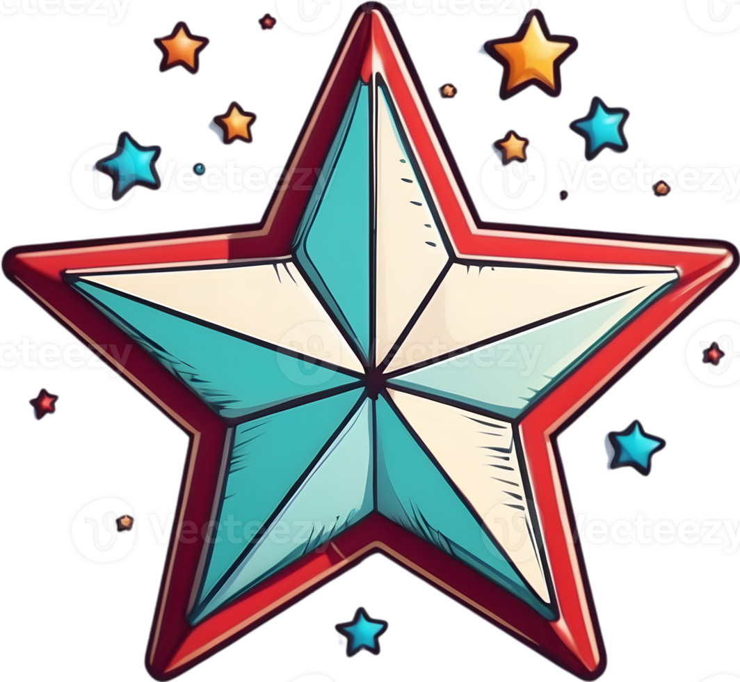 star icon ai generative png