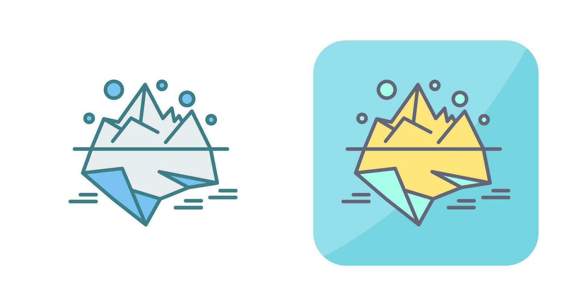 Iceberg Vector Icon