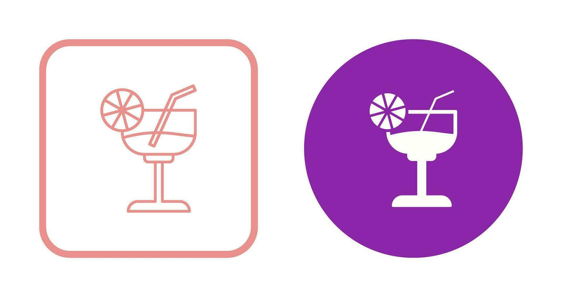 Cocktail Vector Icon