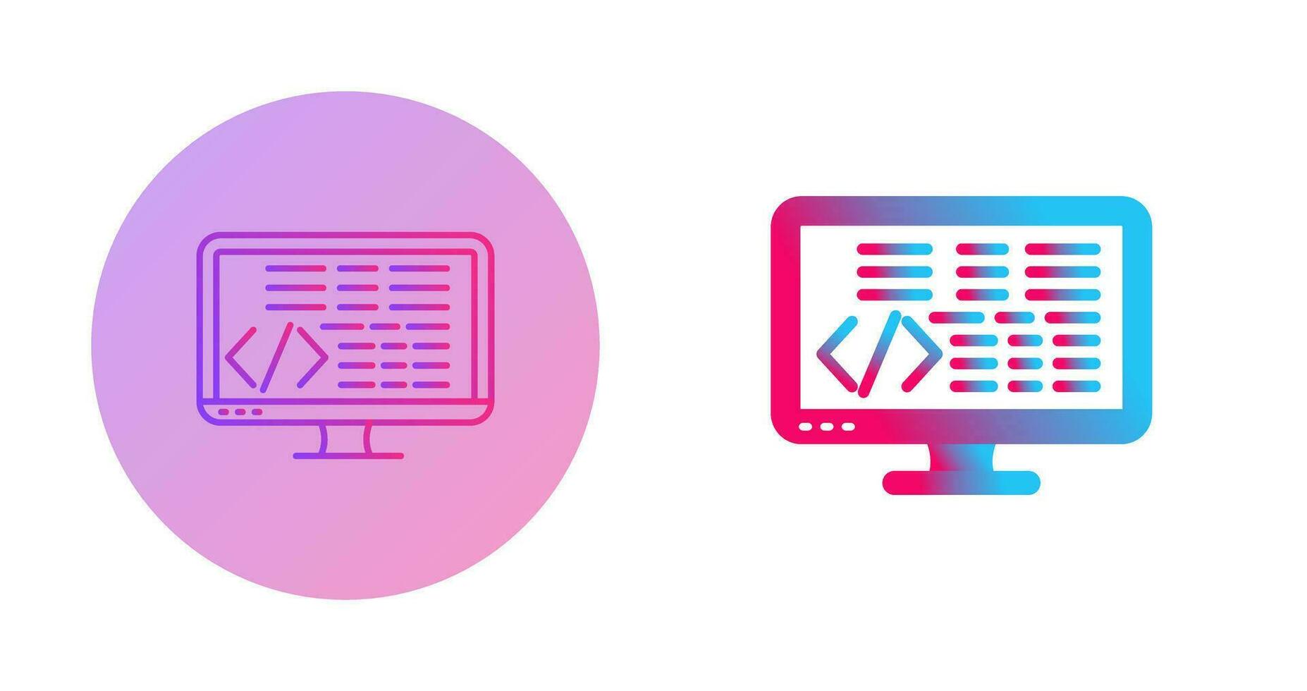 Coding Vector Icon