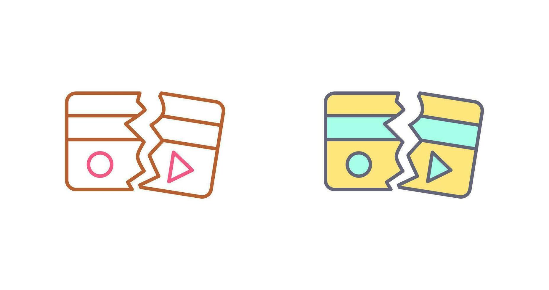Broken Vector Icon