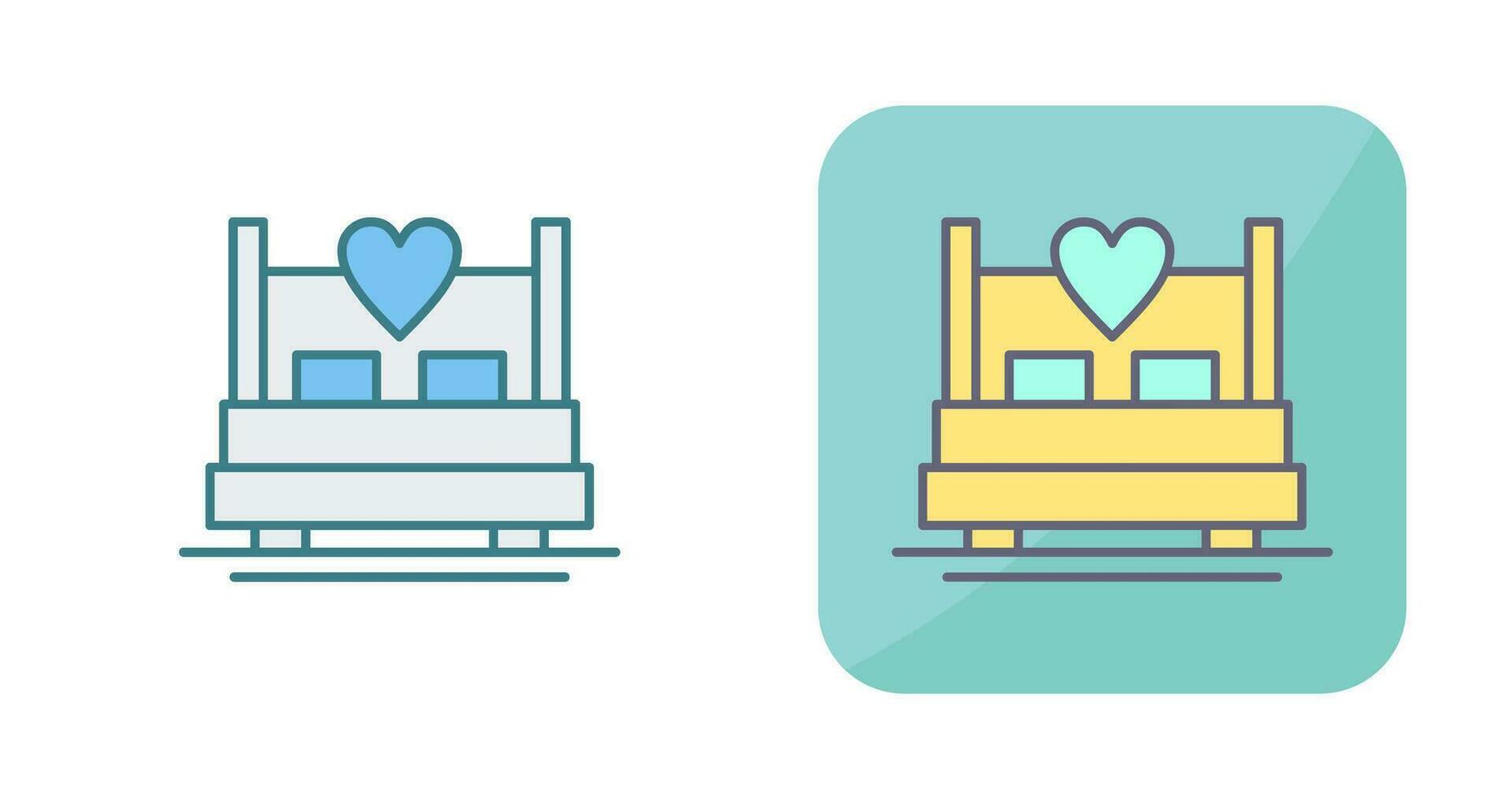 Double Bed Vector Icon