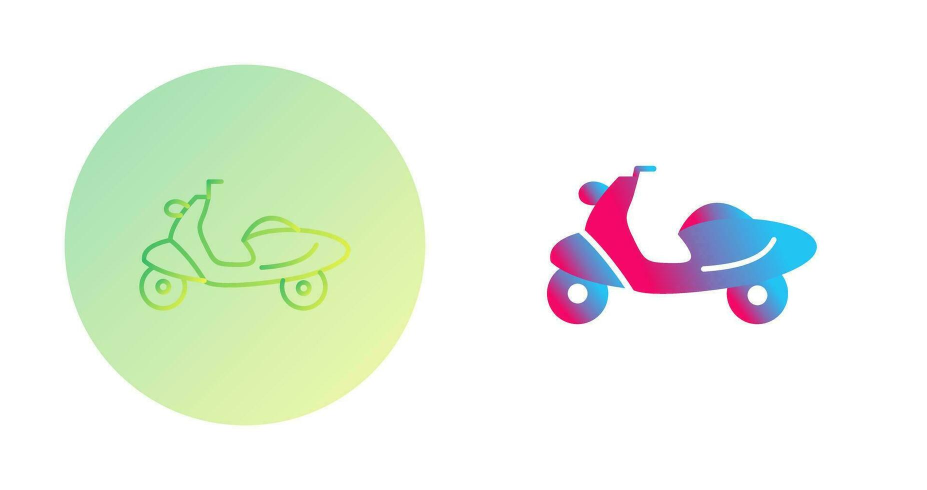 icono de vector de scooter