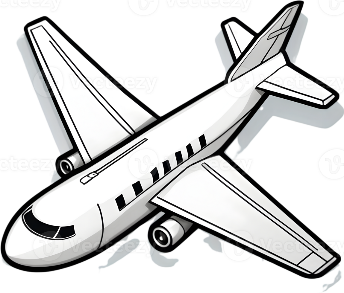 paper plane icon ai generative png