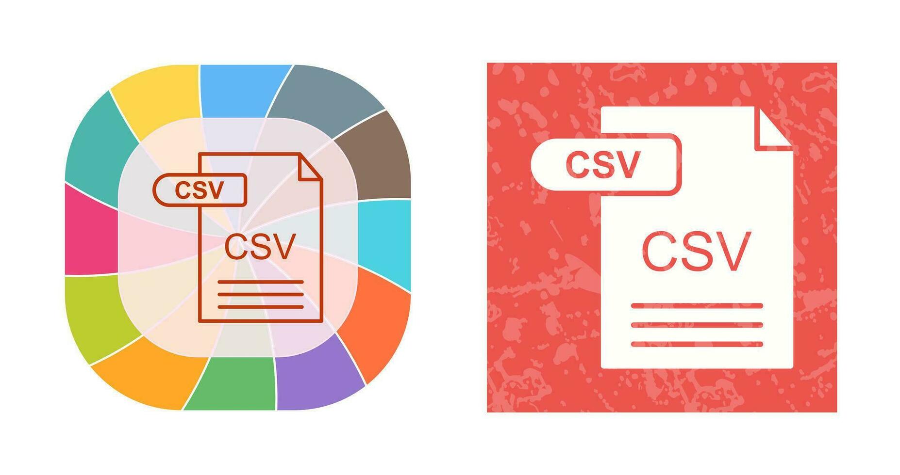 CSV Vector Icon