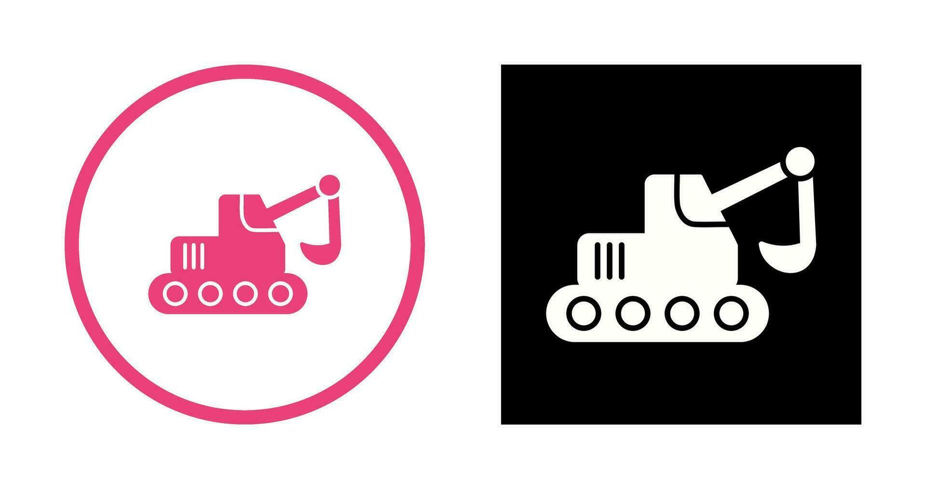 Escavator Vector Icon