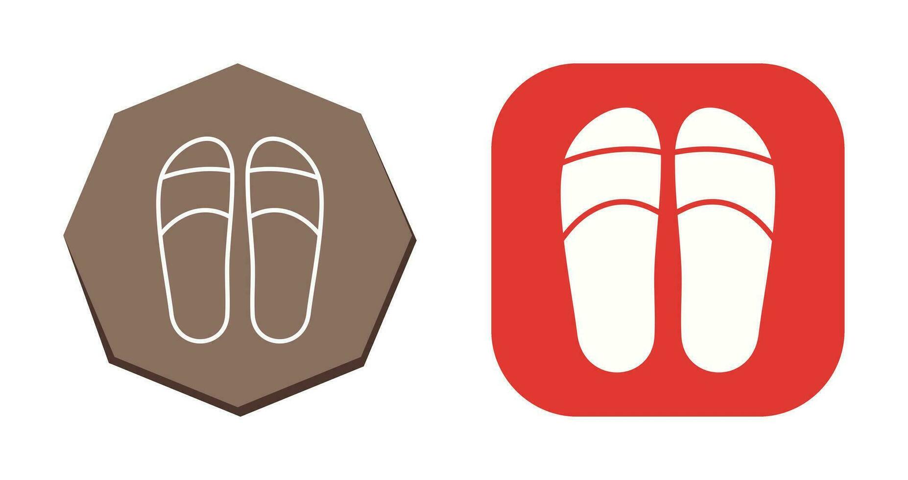 Slippers Vector Icon