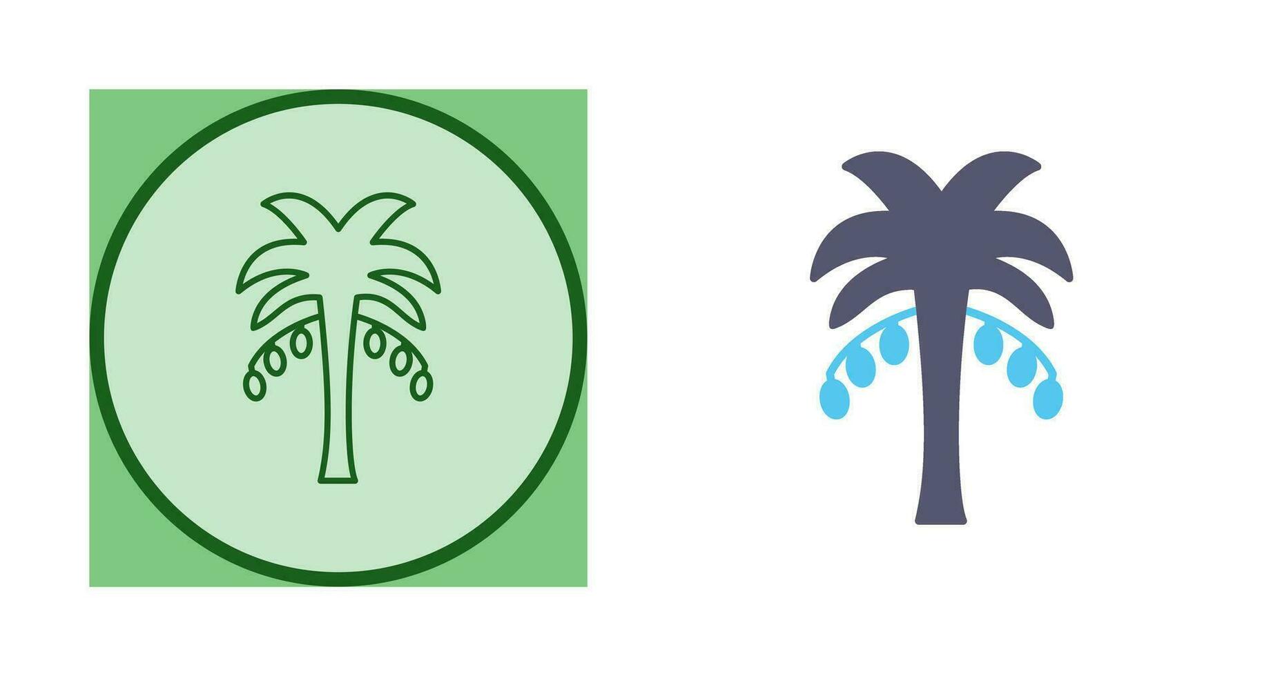Coconut trees Vector Icon
