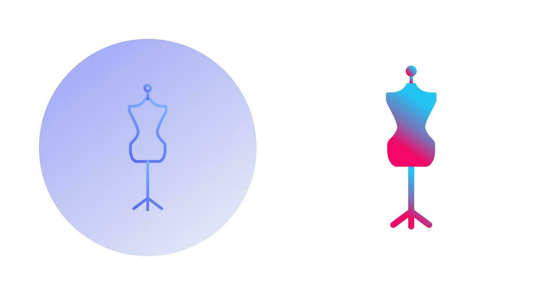 Dress Holder Vector Icon