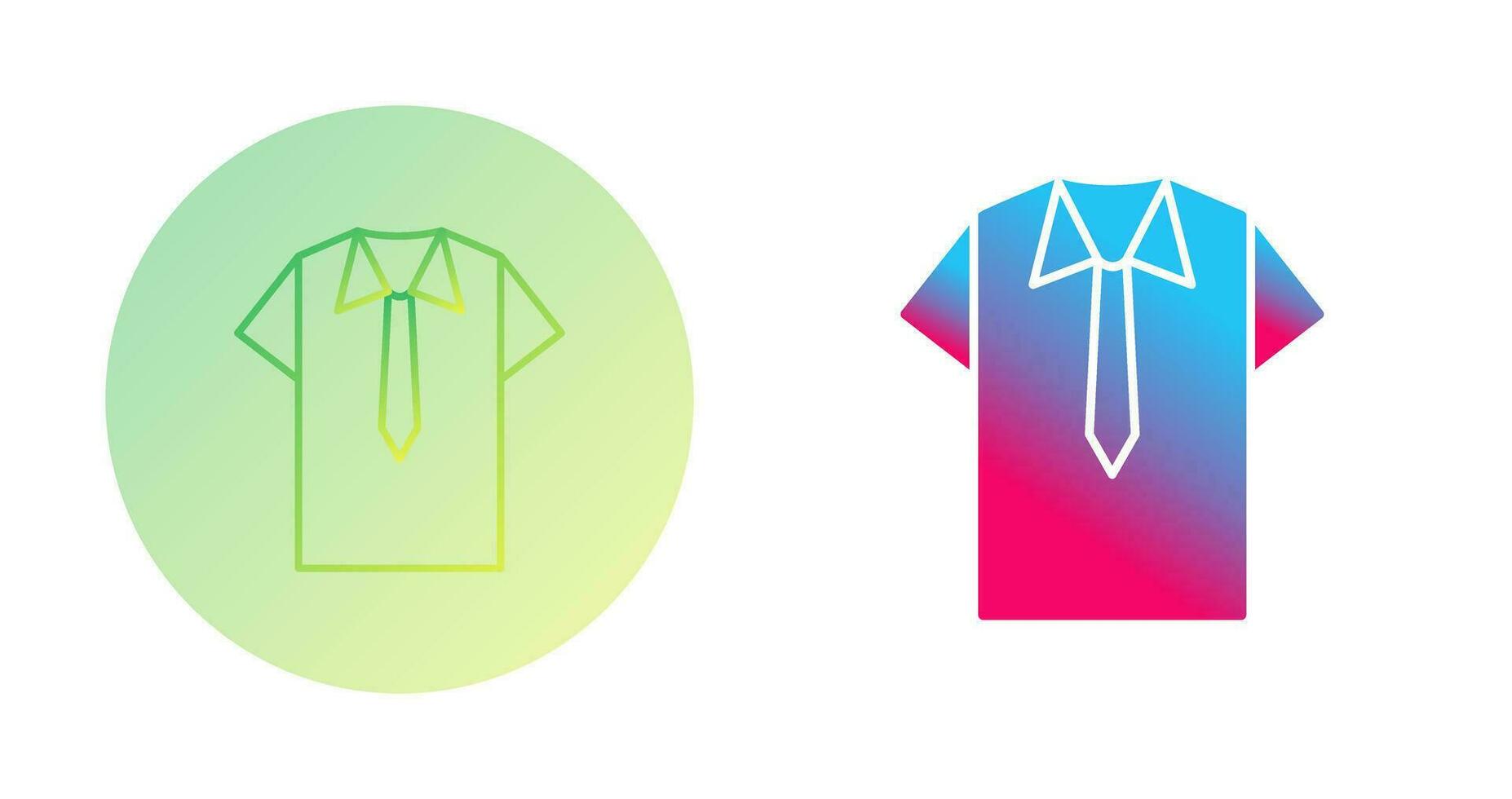 Shirt and Tie Vector Icon