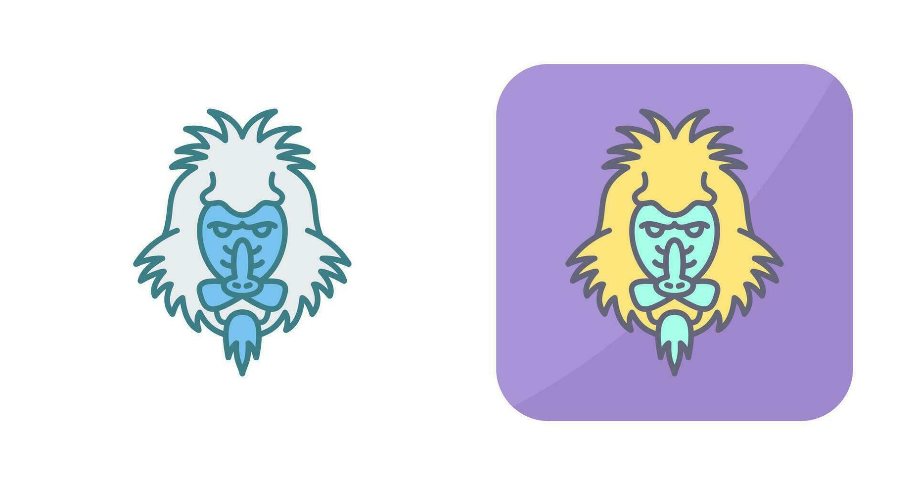 Mandrill Vector Icon