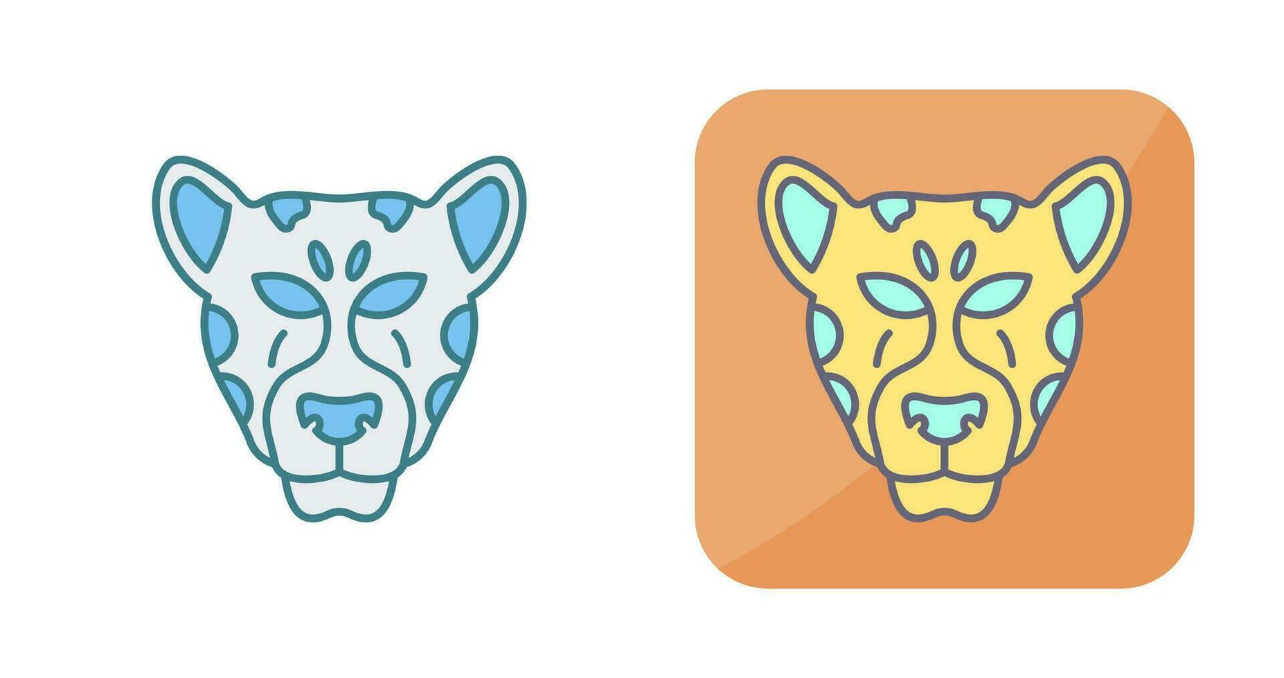 icono de vector de leopardo