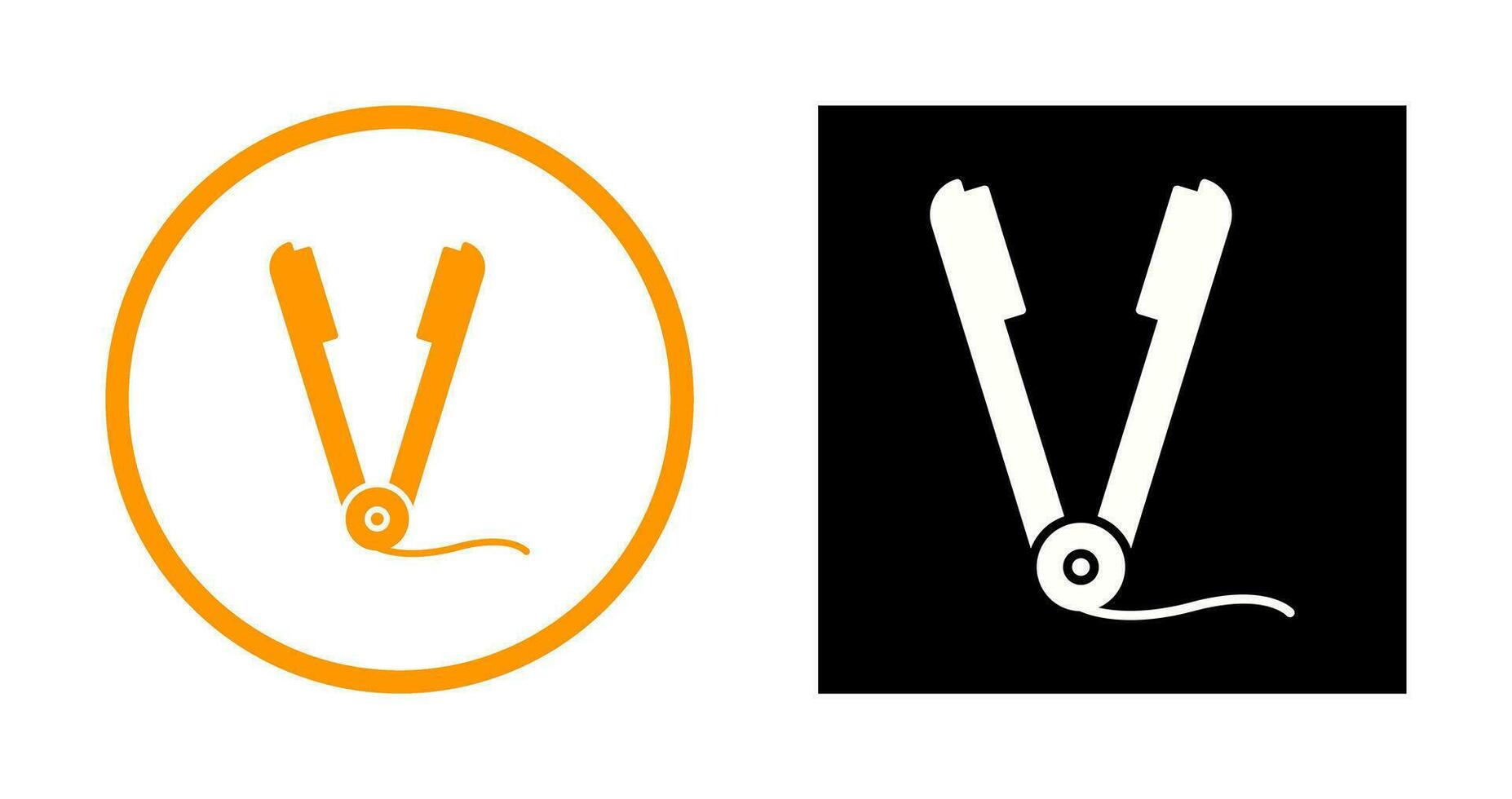 Straightener Vector Icon