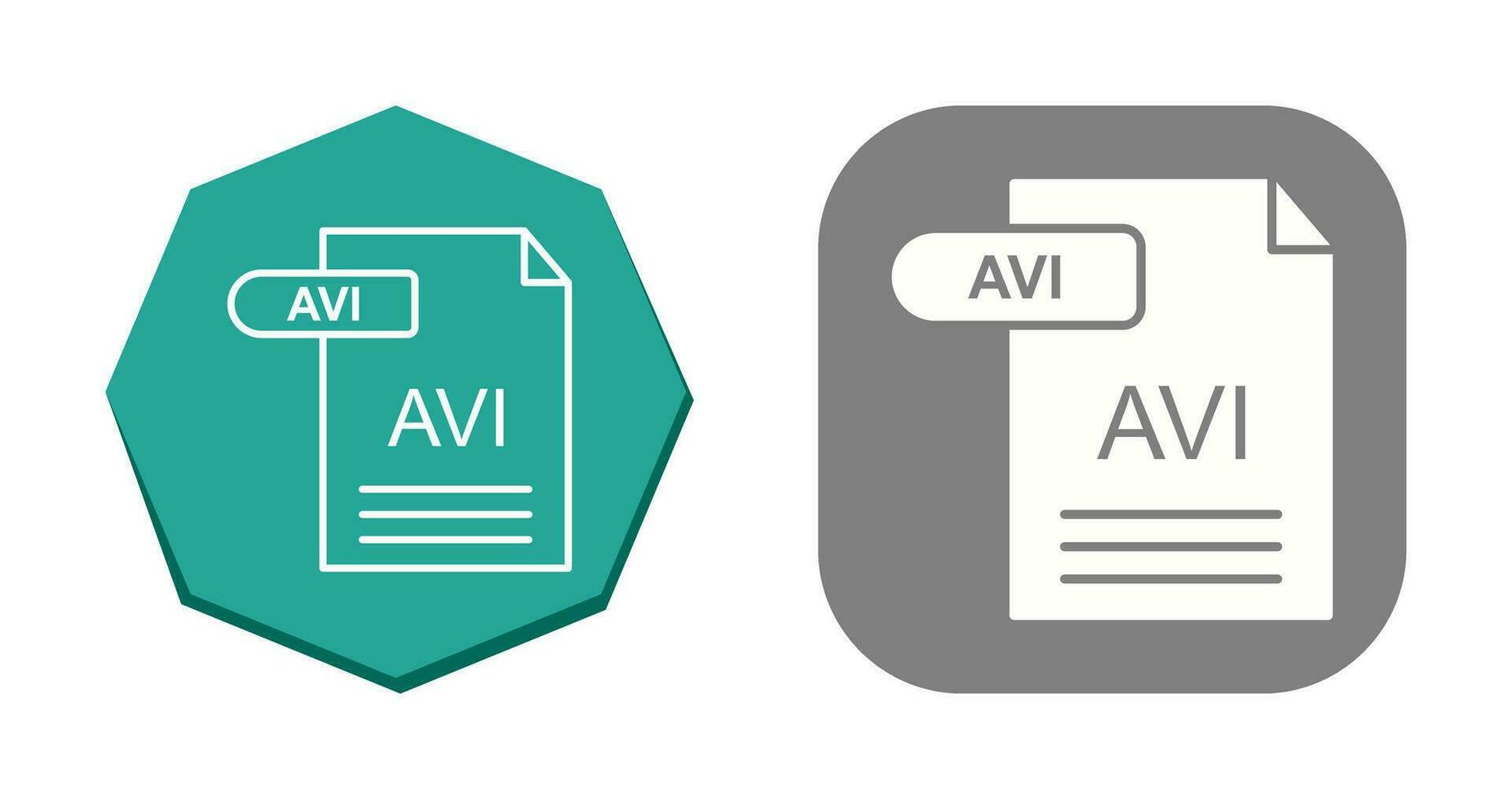 AVI Vector Icon