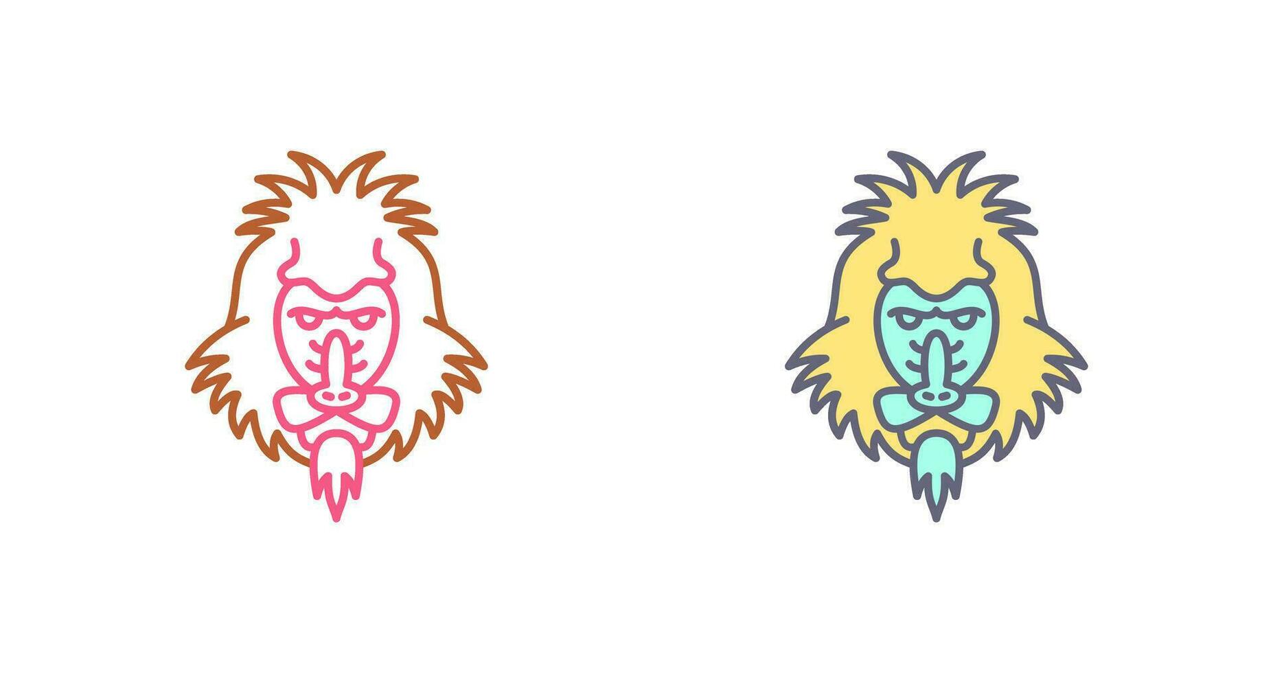 Mandrill Vector Icon